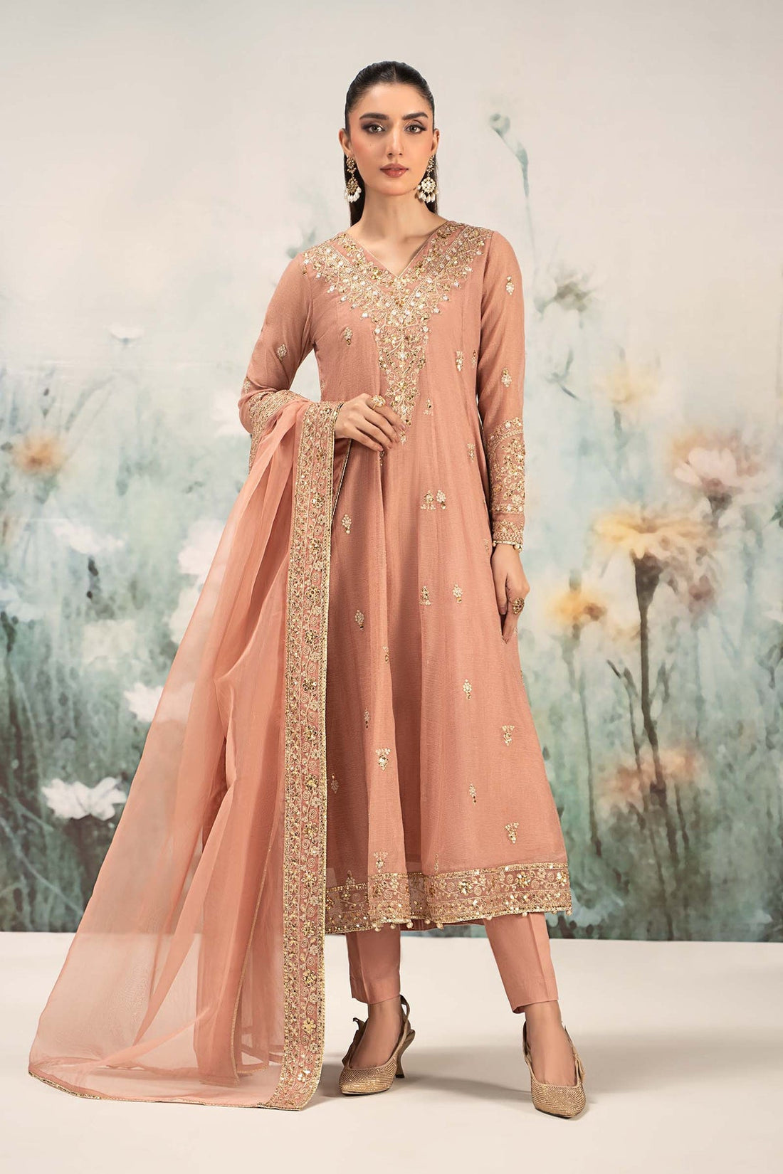 Maria B | Casual Pret 25 | DW-EF25-88 by Maria B - Designer Dress - Type: Ladies Clothes - Available at Libayah - 100% Original