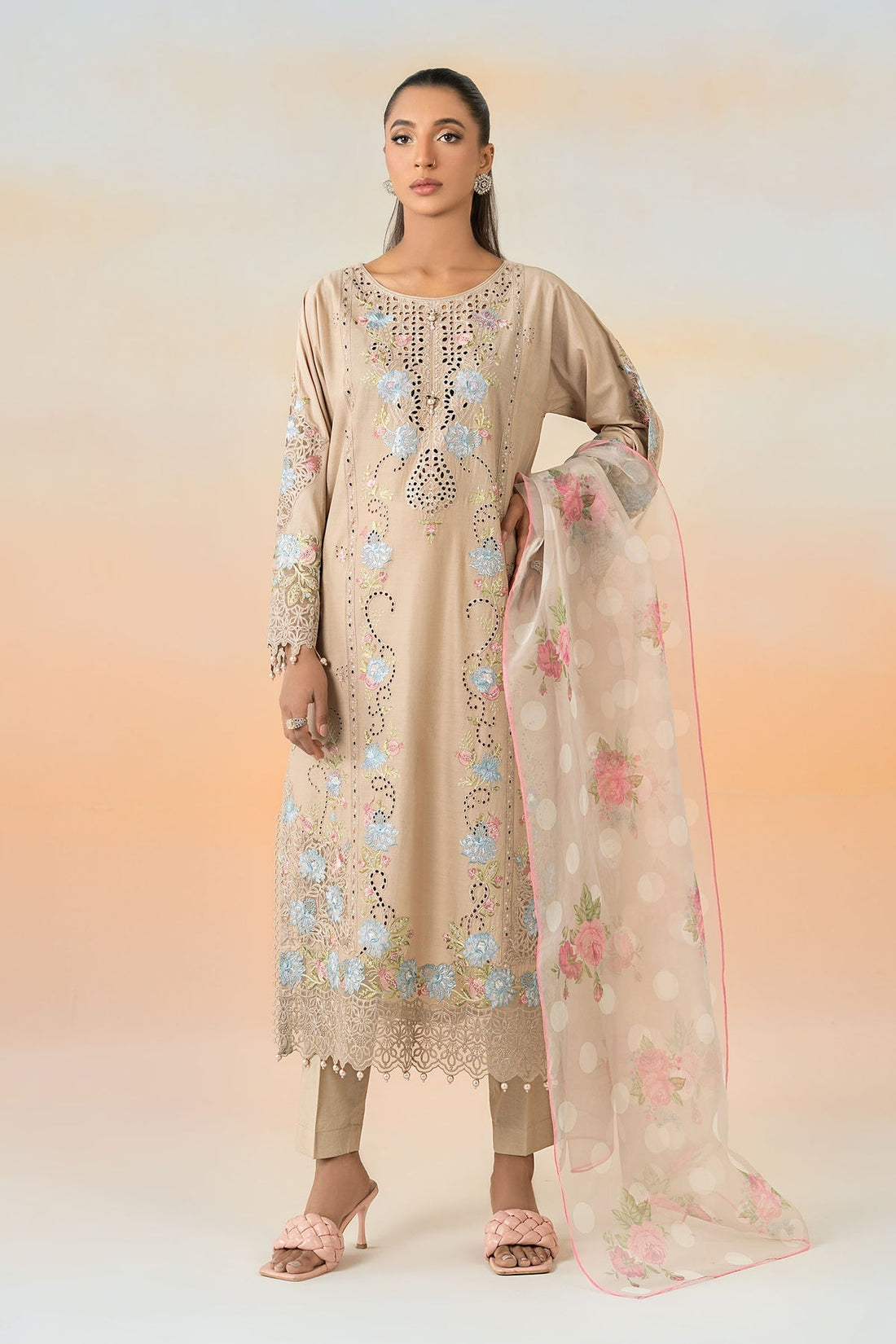 Maria B | Casual Pret 25 | DW-EF25-05 by Maria B - Designer Dress - Type: Ladies Clothes - Available at Libayah - 100% Original