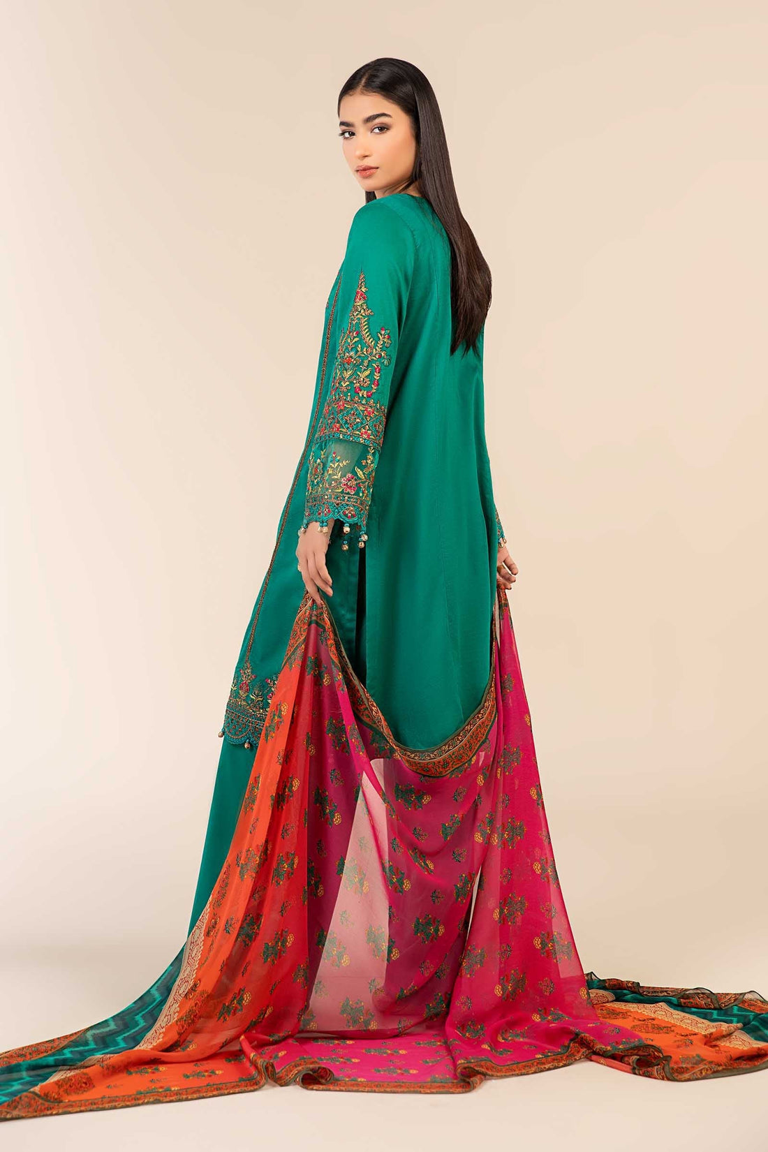 Maria B | Luxury Pret 25 | DW-EF25-06 by Maria B - Designer Dress - Type: Ladies Clothes - Available at Libayah - 100% Original