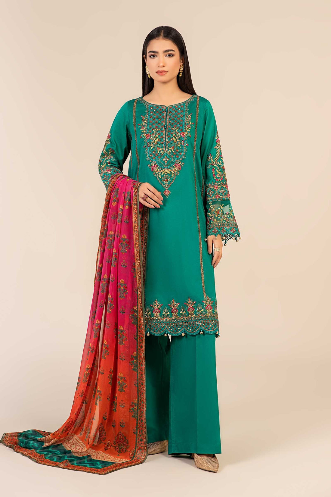 Maria B | Luxury Pret 25 | DW-EF25-06 by Maria B - Designer Dress - Type: Ladies Clothes - Available at Libayah - 100% Original