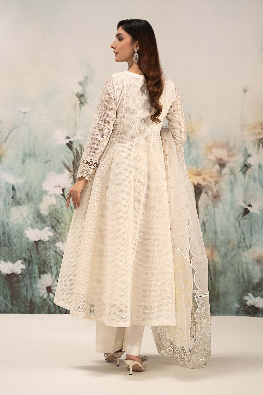 Maria B | Casual Pret 25 | W-EF25-101 by Maria B - Designer Dress - Type: Ladies Clothes - Available at Libayah - 100% Original