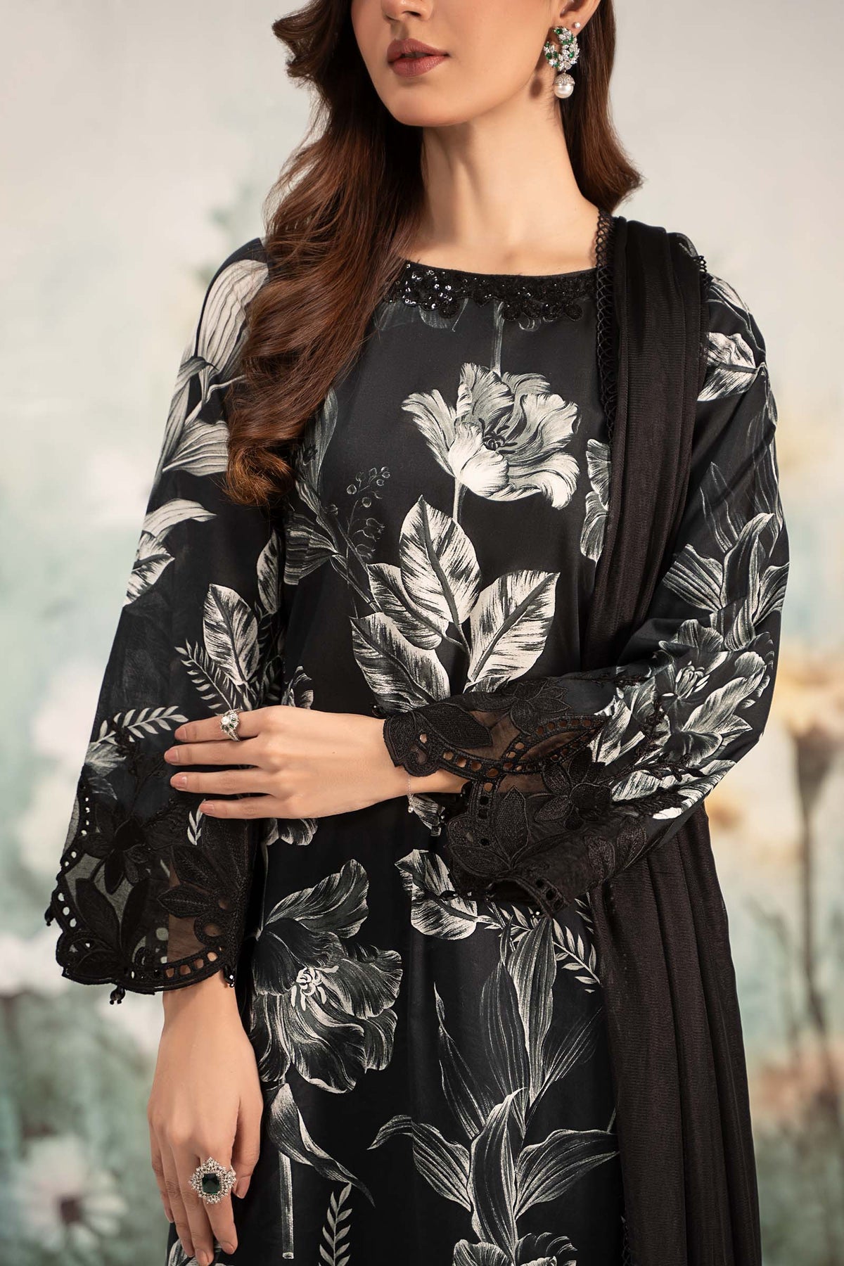 Maria B | Casual Pret 25 | DW-EF25-29 by Maria B - Designer Dress - Type: Ladies Clothes - Available at Libayah - 100% Original
