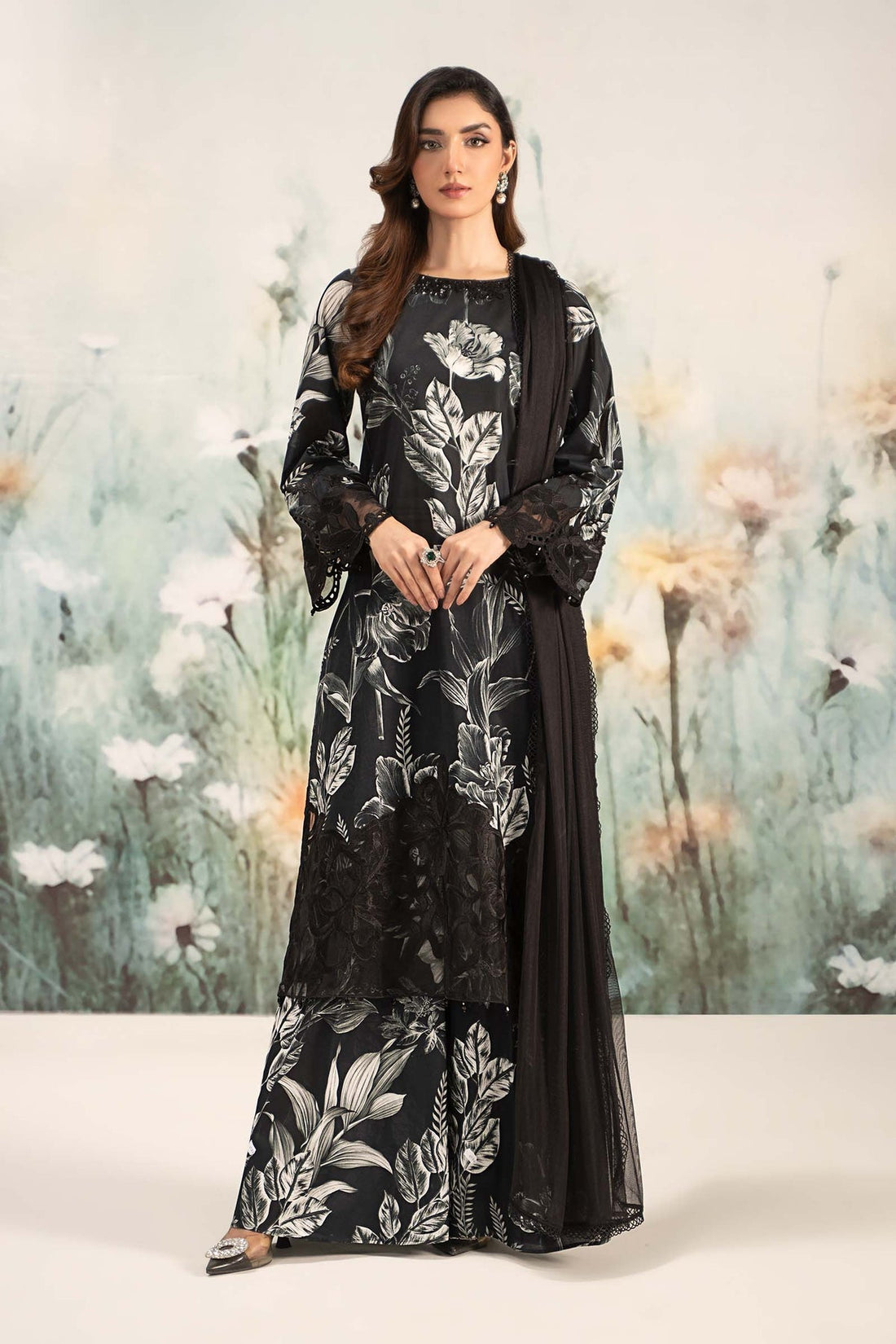 Maria B | Casual Pret 25 | DW-EF25-29 by Maria B - Designer Dress - Type: Ladies Clothes - Available at Libayah - 100% Original
