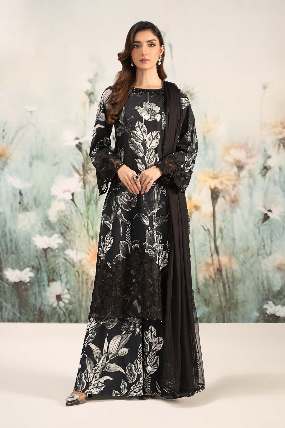 Maria B | Casual Pret 25 | DW-EF25-29 by Maria B - Designer Dress - Type: Ladies Clothes - Available at Libayah - 100% Original