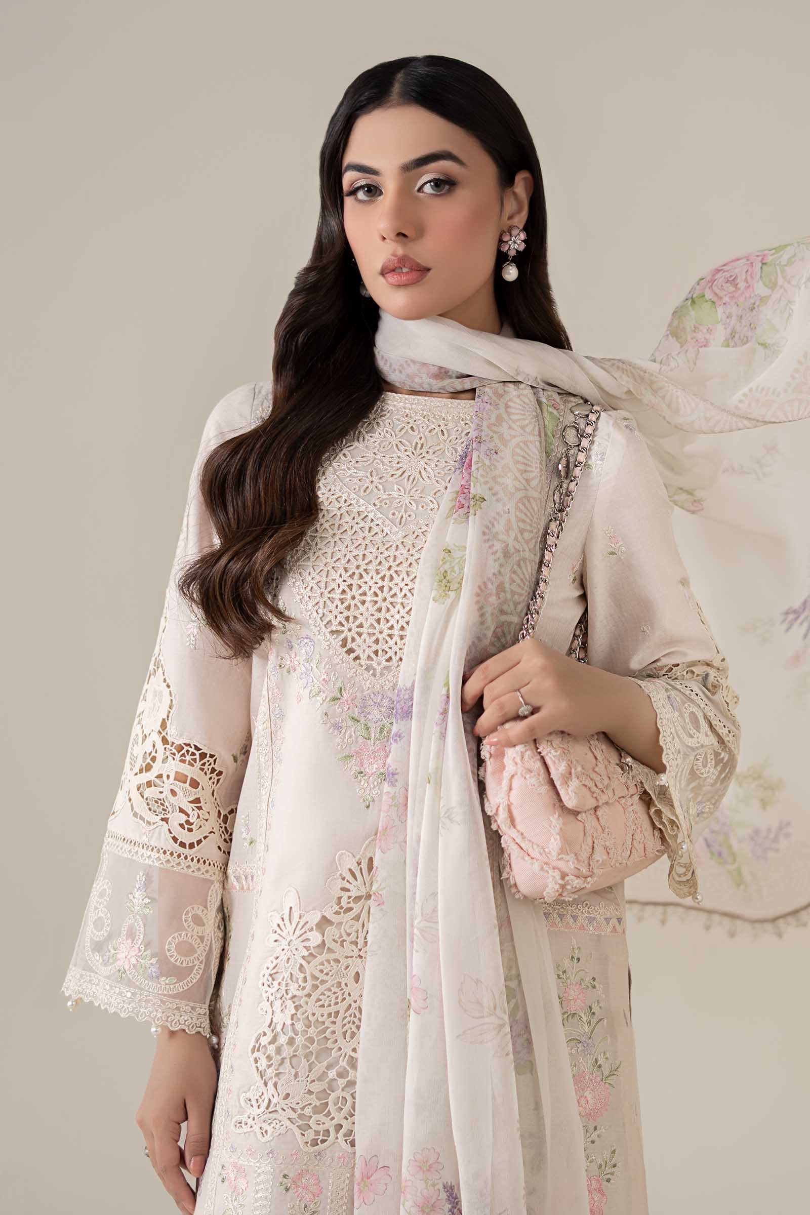 Maria B | Luxury Pret 25 | DW-EF25-35 by Maria B - Designer Dress - Type: Ladies Clothes - Available at Libayah - 100% Original