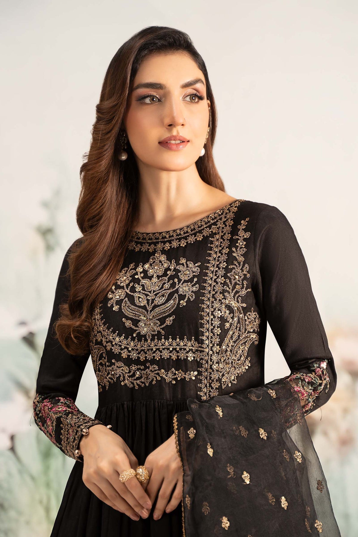 Maria B | Casual Pret 25 | DW-EF25-43 by Maria B - Designer Dress - Type: Ladies Clothes - Available at Libayah - 100% Original