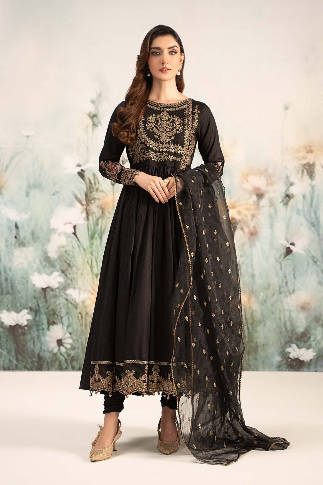 Maria B | Casual Pret 25 | DW-EF25-43 by Maria B - Designer Dress - Type: Ladies Clothes - Available at Libayah - 100% Original