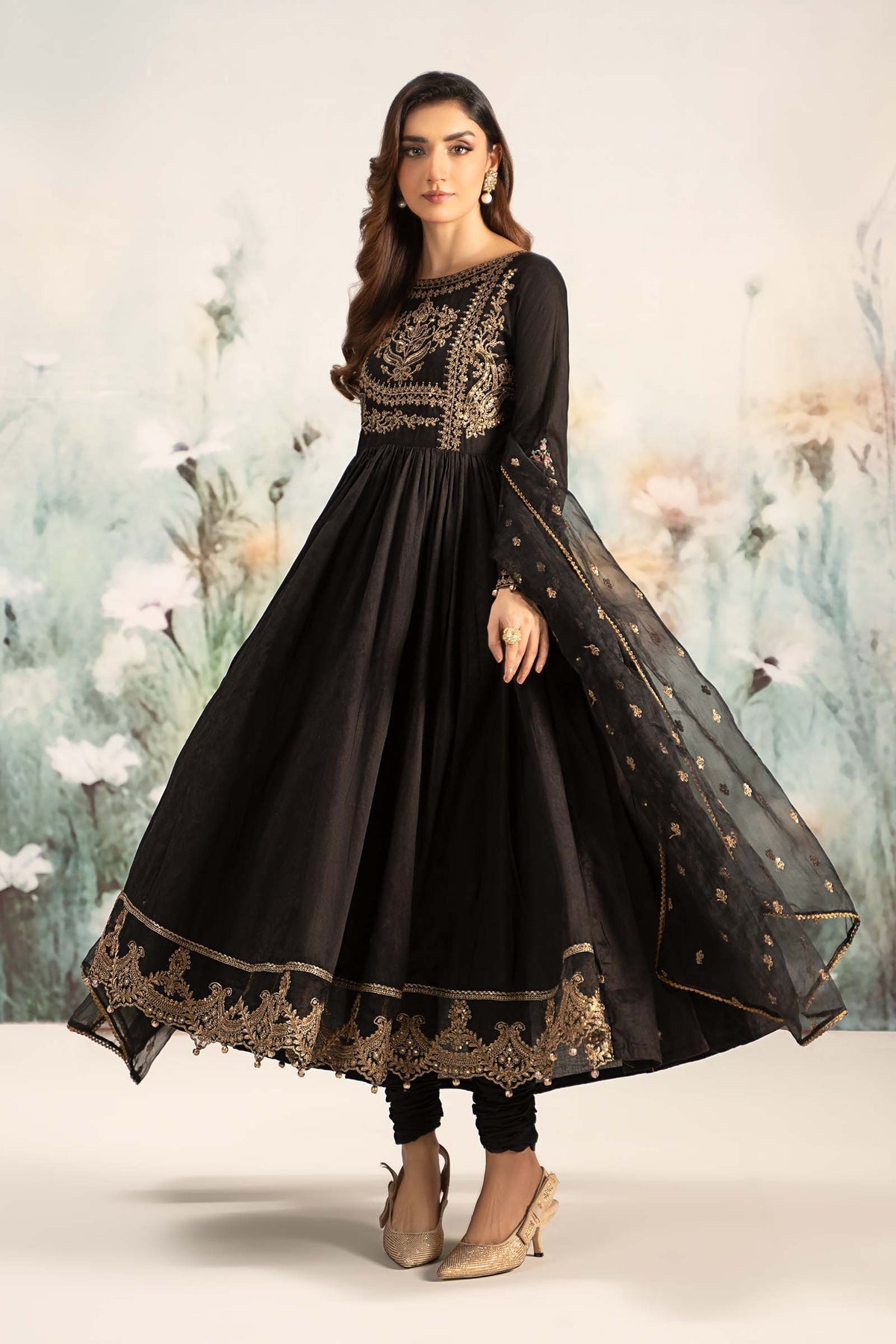 Maria B | Casual Pret 25 | DW-EF25-43 by Maria B - Designer Dress - Type: Ladies Clothes - Available at Libayah - 100% Original