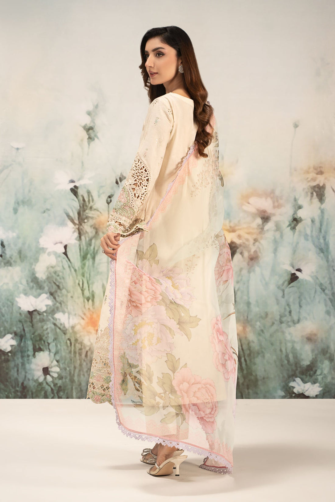 Maria B | Casual Pret 25 | DW-EF25-47 by Maria B - Designer Dress - Type: Ladies Clothes - Available at Libayah - 100% Original