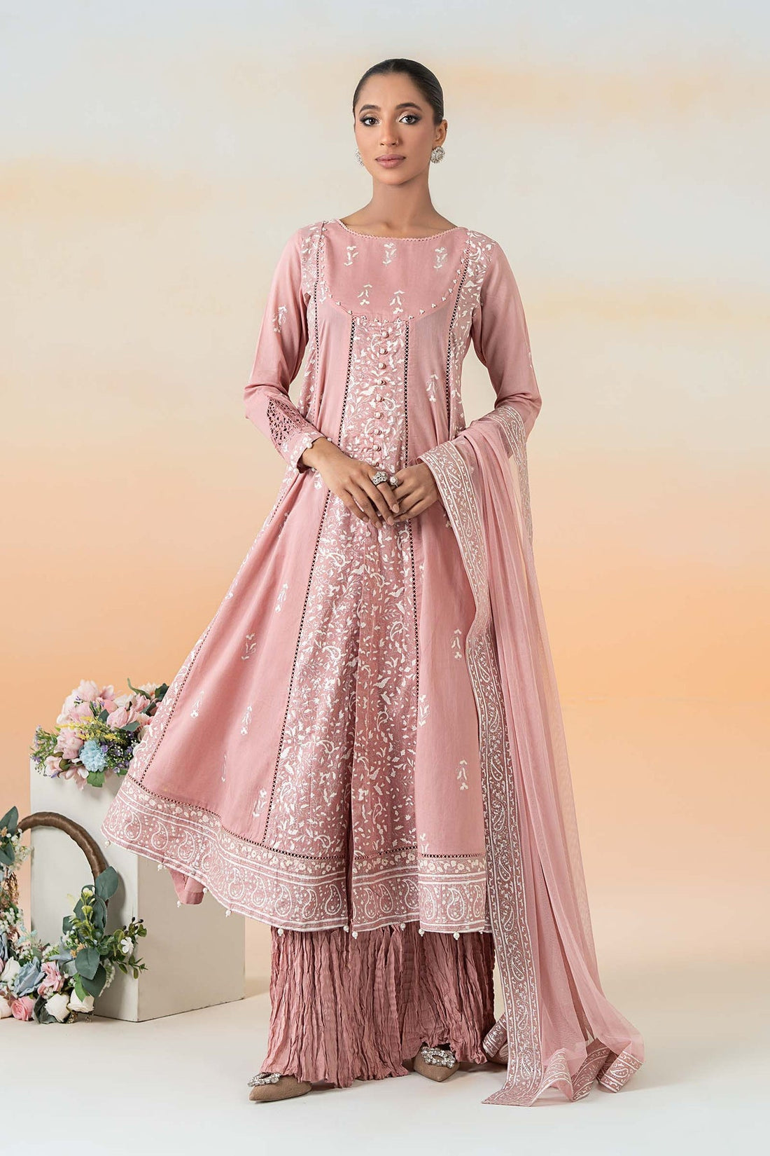 Maria B | Casual Pret 25 | DW-EF25-97 by Maria B - Designer Dress - Type: Ladies Clothes - Available at Libayah - 100% Original