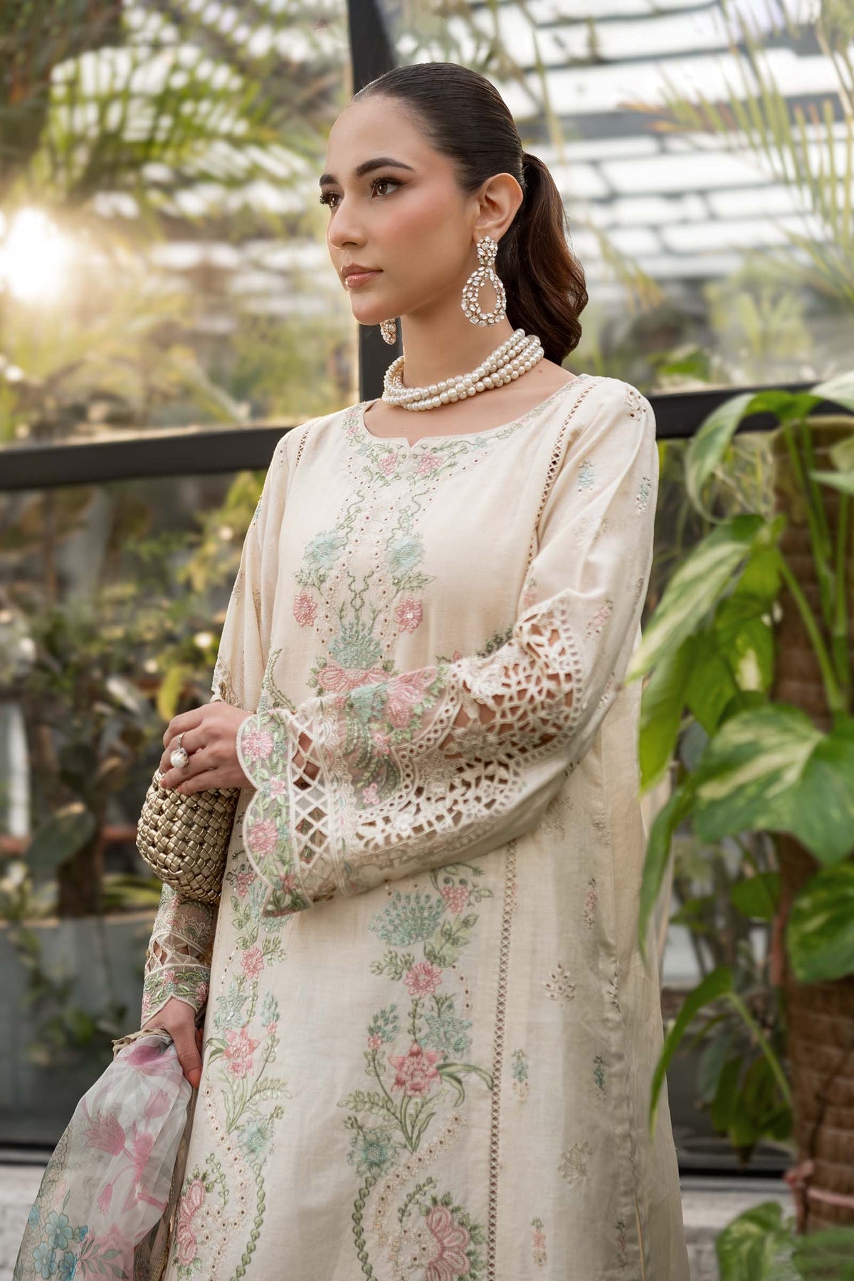 Maria B | Casual Pret 25 | DW-EF25-47 by Maria B - Designer Dress - Type: Ladies Clothes - Available at Libayah - 100% Original