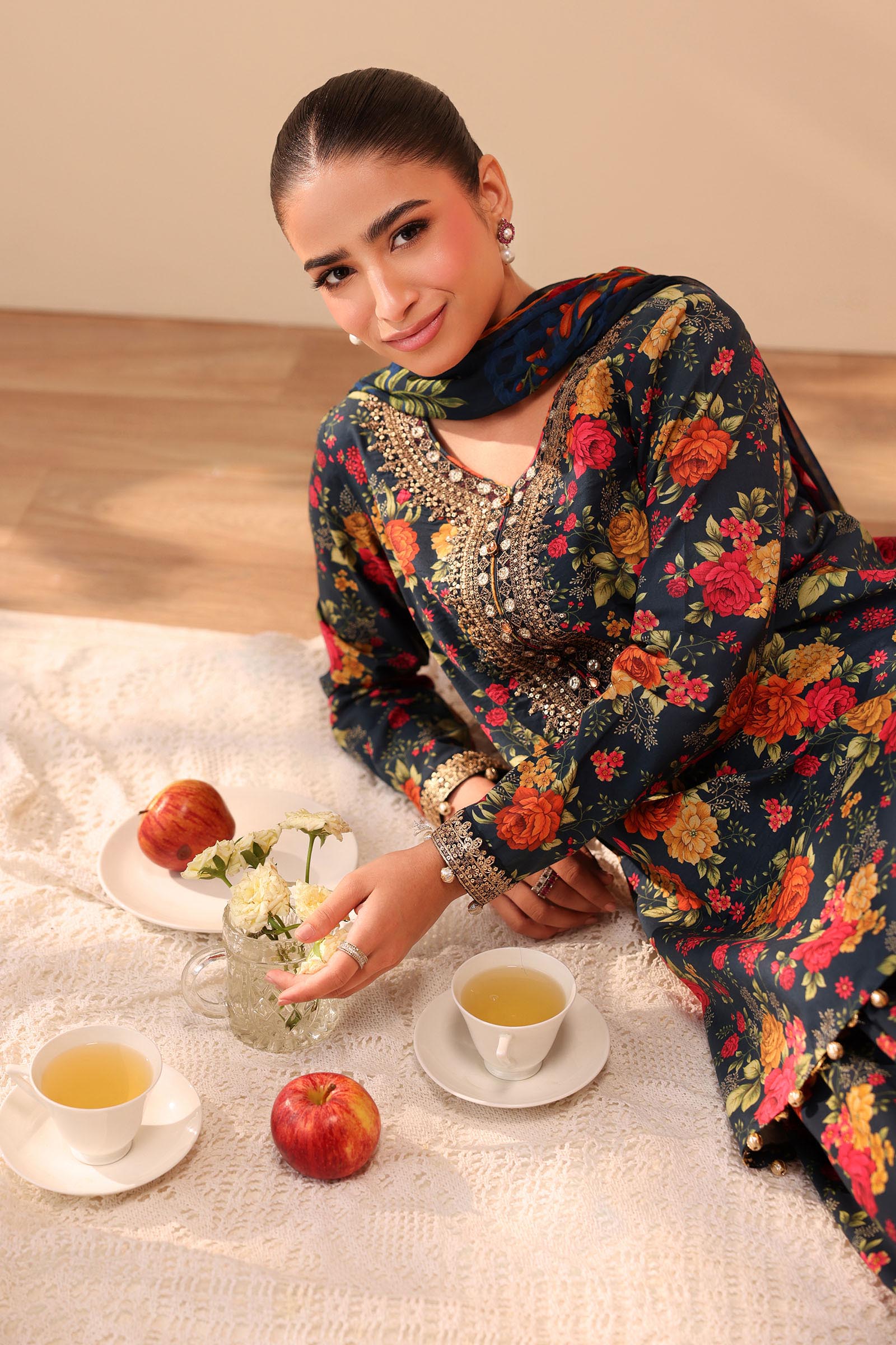Maria B | Pre Fall 25 | Lawn Suit 11 by Maria B - Designer Dress  - Type : Ladies Clothes - Available at Libayah - 100% Original 