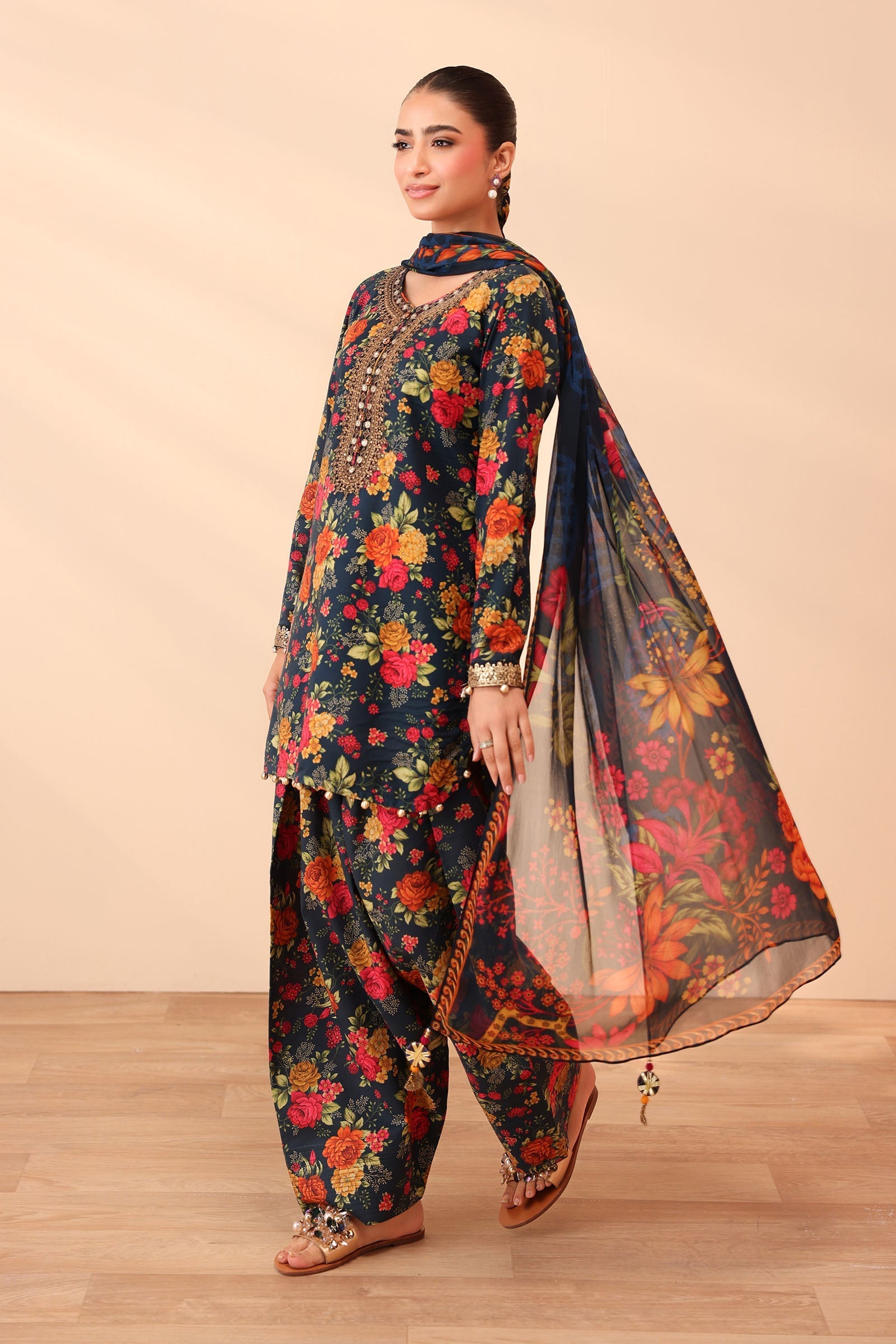 Maria B | Pre Fall 25 | Lawn Suit 11 by Maria B - Designer Dress  - Type : Ladies Clothes - Available at Libayah - 100% Original 