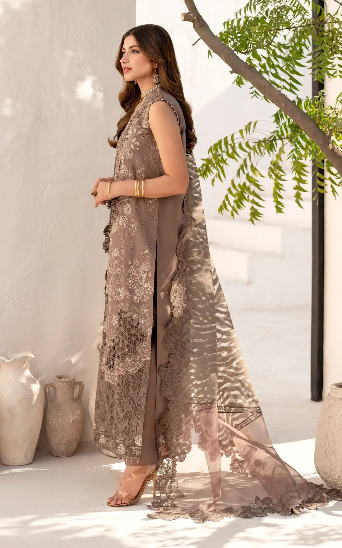 Asifa and Nabeel | Azalia Sumemr 25 | Dahlia (AZL25-04) by Asifa and Nabeel - Designer Dress - Type: Ladies Clothes - Available at Libayah - 100% Original