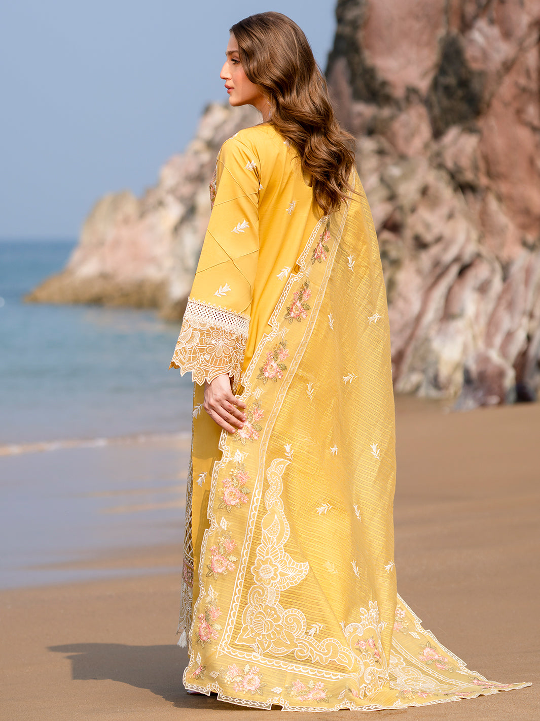 Mahnur | Sirena Luxury Lawn 25 | Dahlia by Mahnur - Designer Dress - Type: Ladies Clothes - Available at Libayah - 100% Original