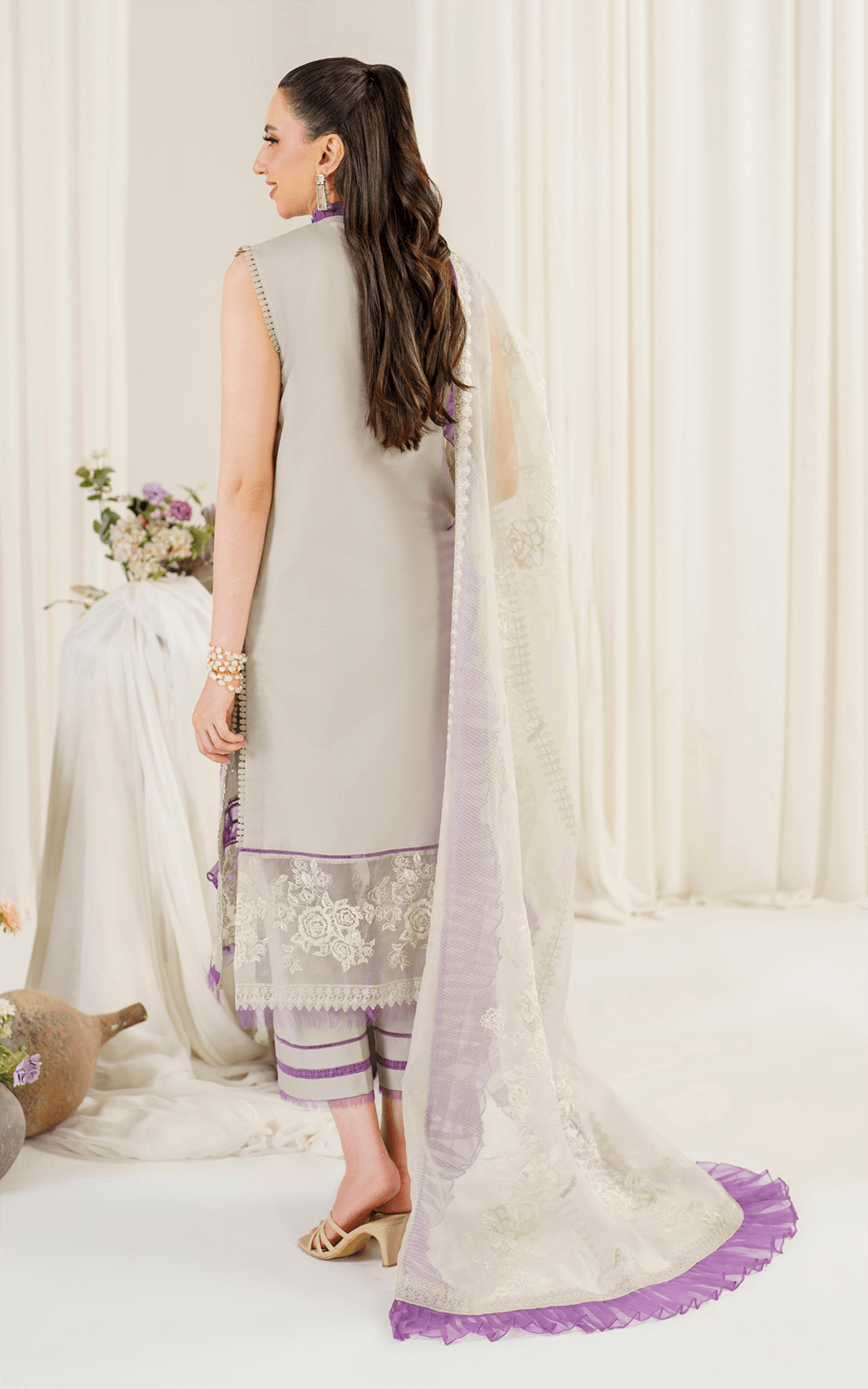 Asifa and Nabeel | Pretty in Pink Limited Edition | Daphne (PP-5) by Asifa and Nabeel - Designer Dress - Type: Ladies Clothes - Available at Libayah - 100% Original