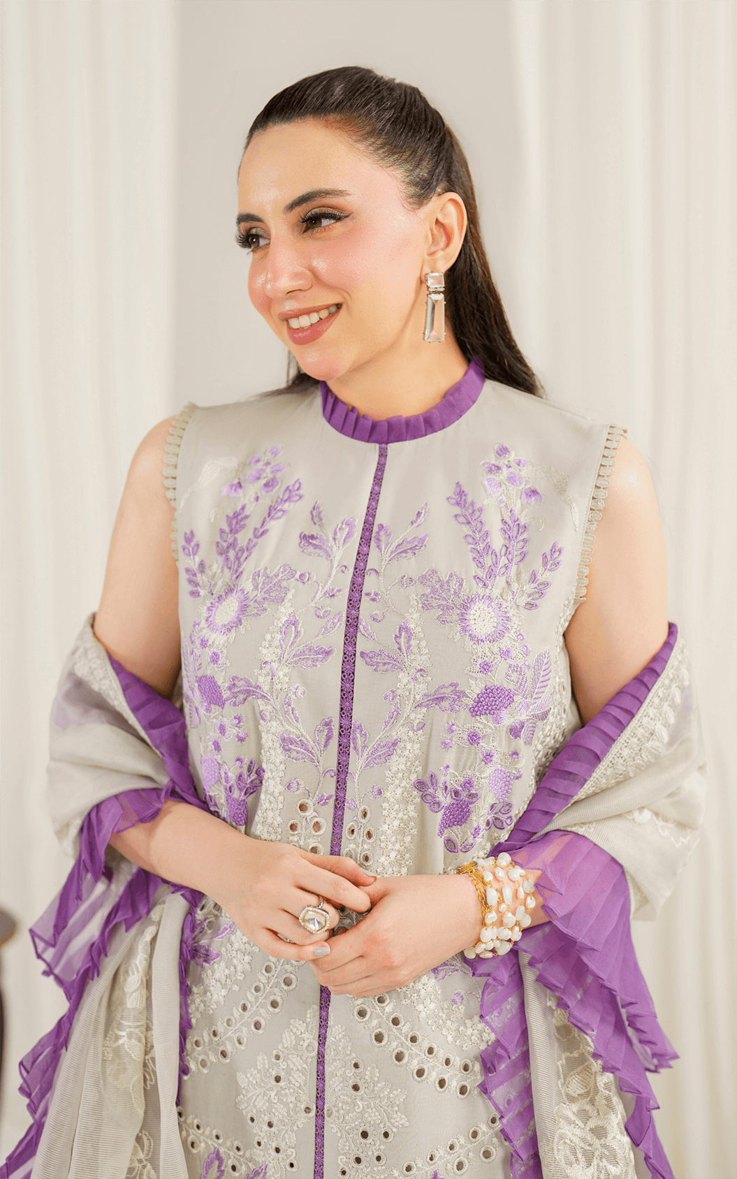 Asifa and Nabeel | Pretty in Pink Limited Edition | Daphne (PP-5) by Asifa and Nabeel - Designer Dress - Type: Ladies Clothes - Available at Libayah - 100% Original