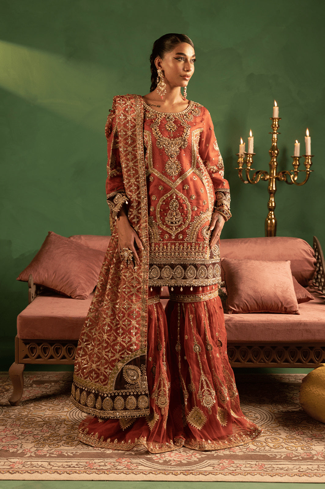 Diara Couture | Tabeer Wedding Formals | ZONAISHA by Diara Couture - Designer Dress - Type: Ladies Clothes - Available at Libayah - 100% Original