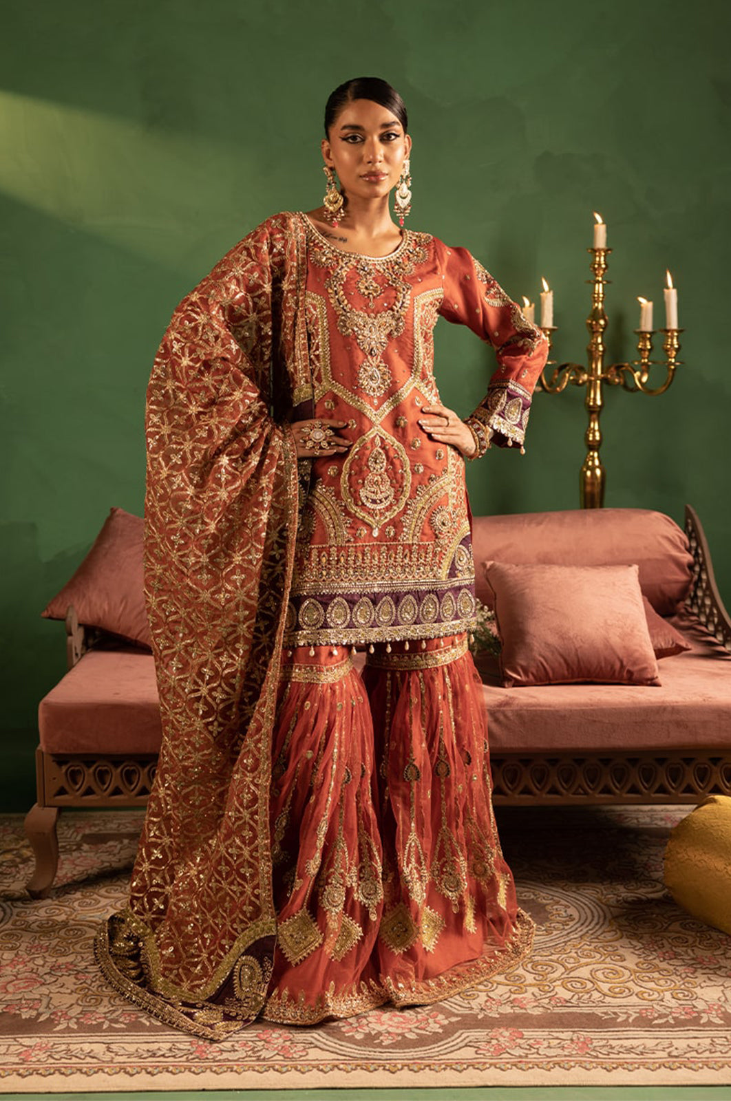 Diara Couture | Tabeer Wedding Formals | ZONAISHA by Diara Couture - Designer Dress - Type: Ladies Clothes - Available at Libayah - 100% Original