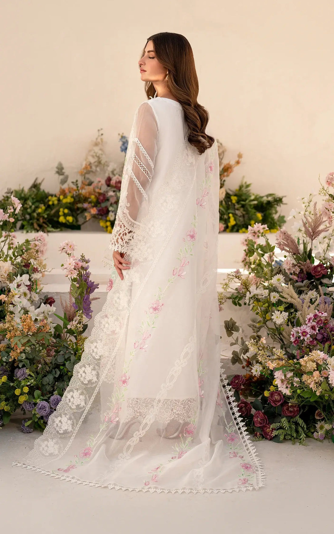Asifa and Nabeel | Azalia Sumemr 25 | Dove (AZL25-03) by Asifa and Nabeel - Designer Dress - Type: Ladies Clothes - Available at Libayah - 100% Original