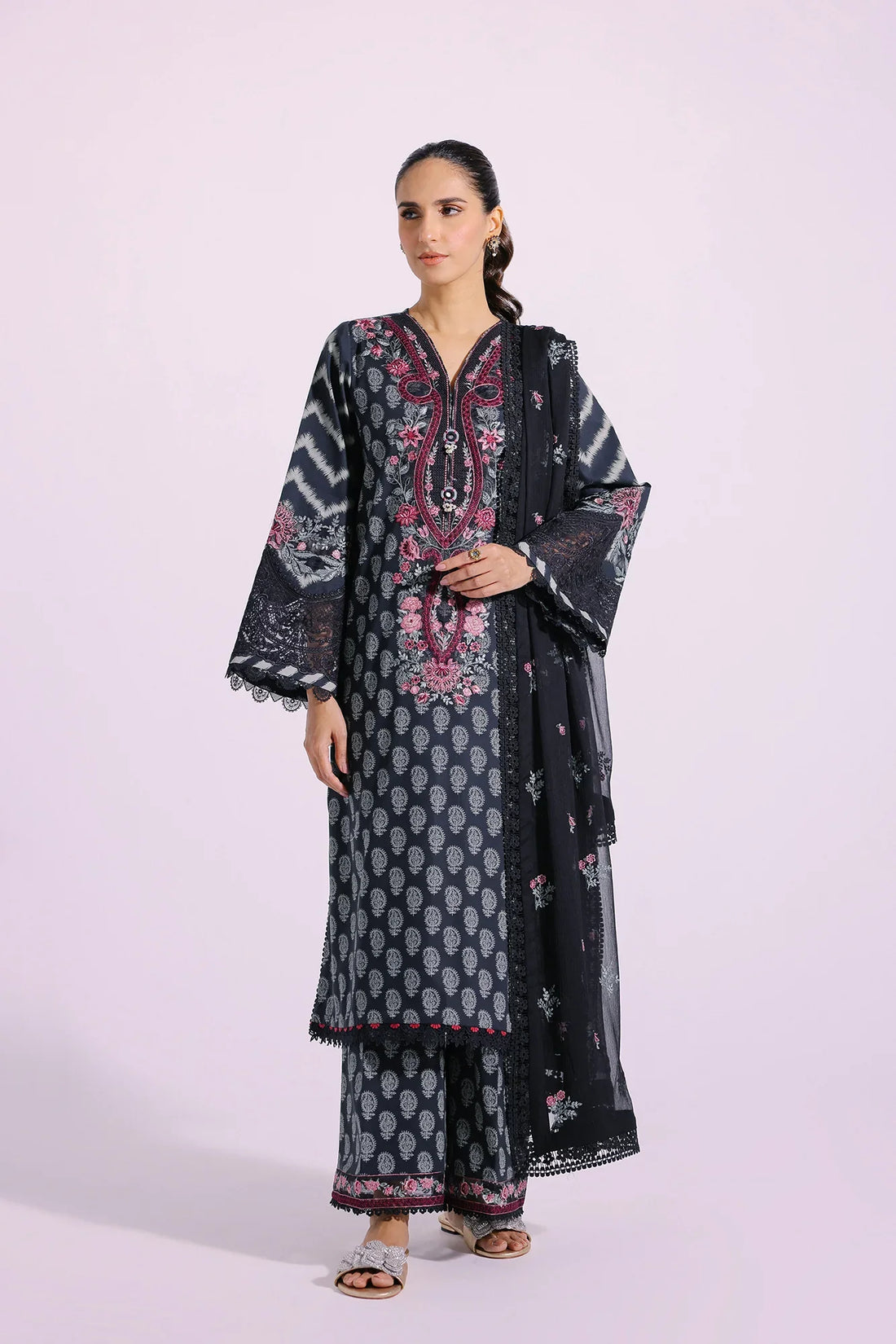 Ethnic | Rozana Collection SS 24 | E0412/203/902 by Ethnic - Designer Dress - Type: Ladies Clothes - Available at Libayah - 100% Original