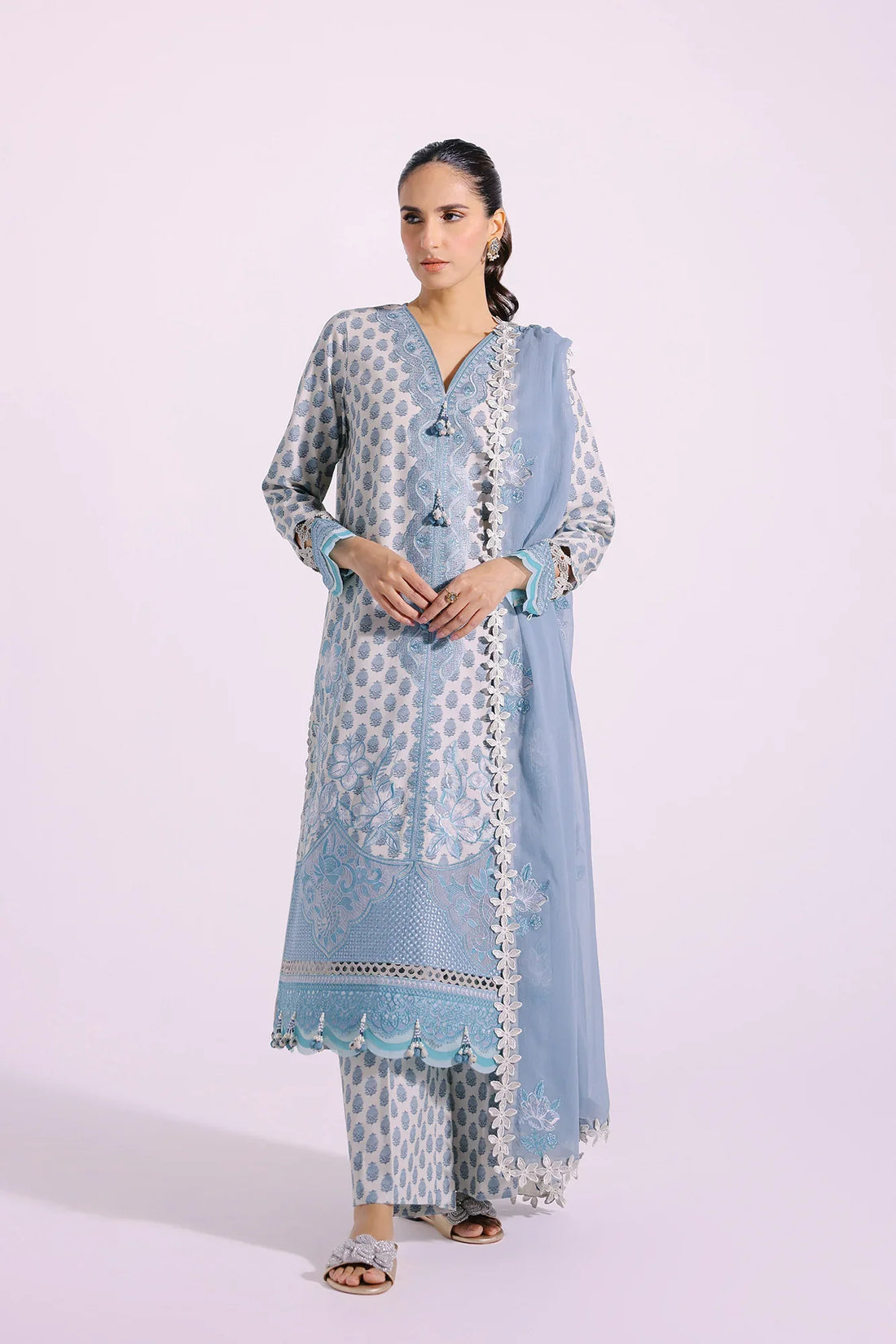 Ethnic | Rozana Collection SS 24 | E0413/203/615 by Ethnic - Designer Dress - Type: Ladies Clothes - Available at Libayah - 100% Original