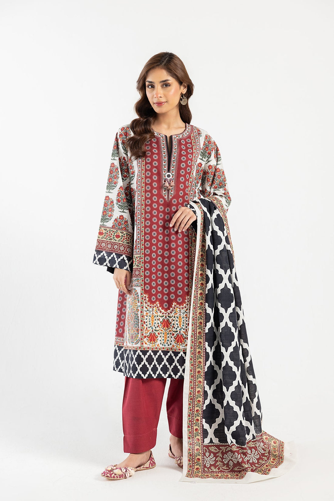 Ethnic | Winter Collection | E0460 by Ethnic - Designer Dress - Type: Ladies Clothes - Available at Libayah - 100% Original