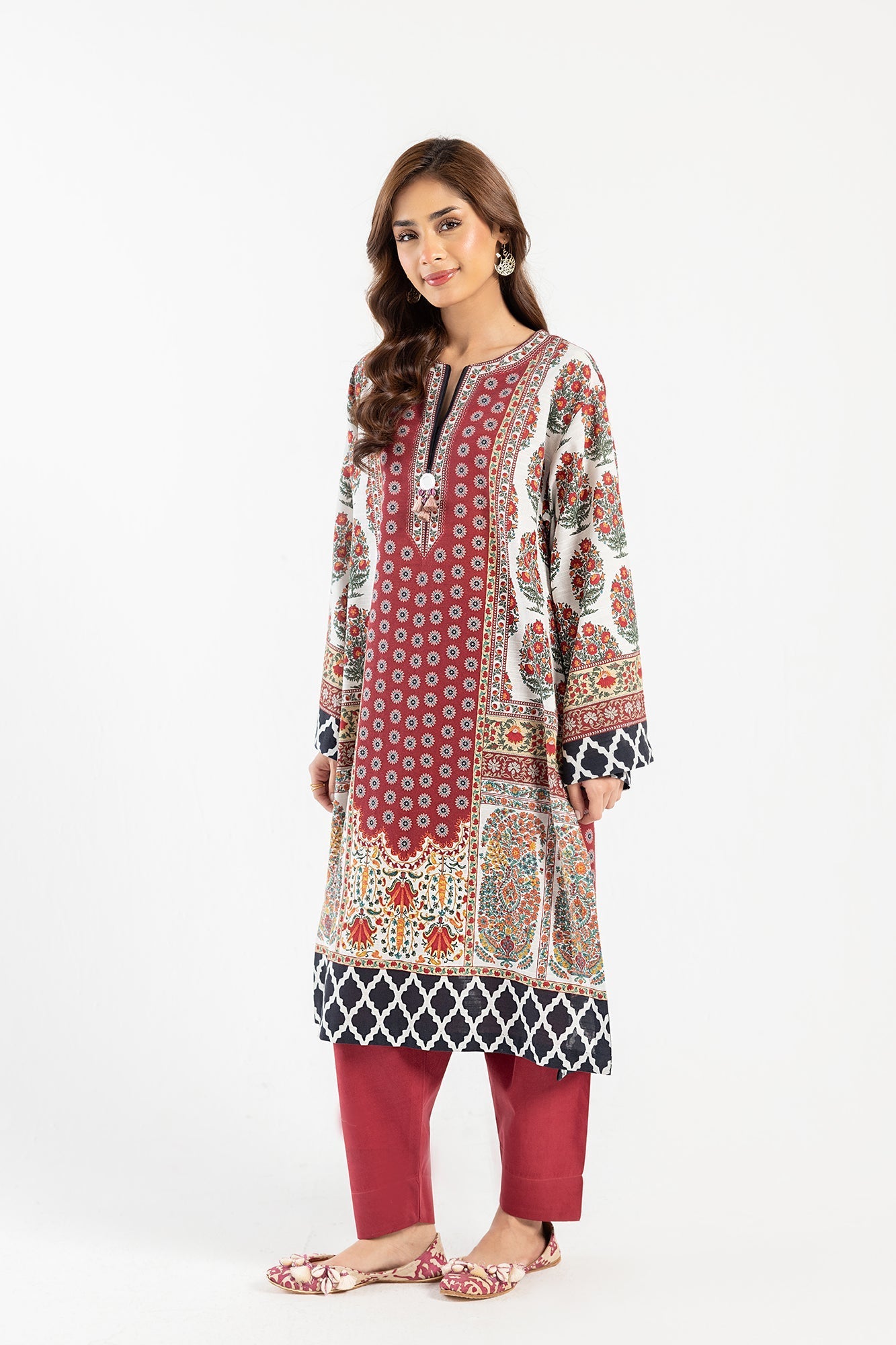 Ethnic | Winter Collection | E0460 by Ethnic - Designer Dress - Type: Ladies Clothes - Available at Libayah - 100% Original