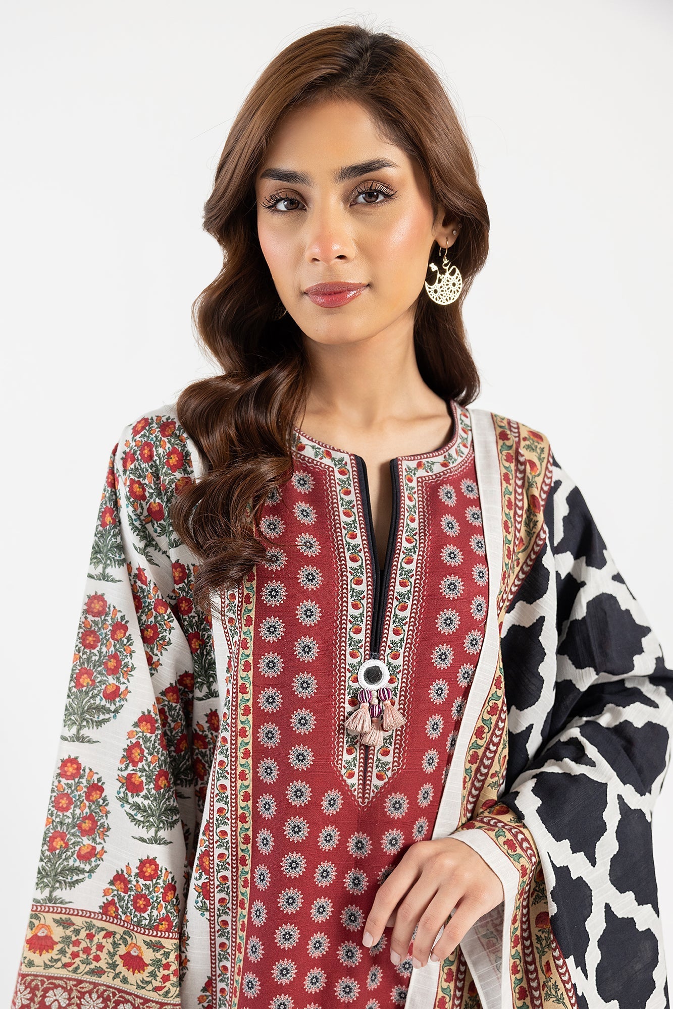 Ethnic | Winter Collection | E0460 by Ethnic - Designer Dress - Type: Ladies Clothes - Available at Libayah - 100% Original