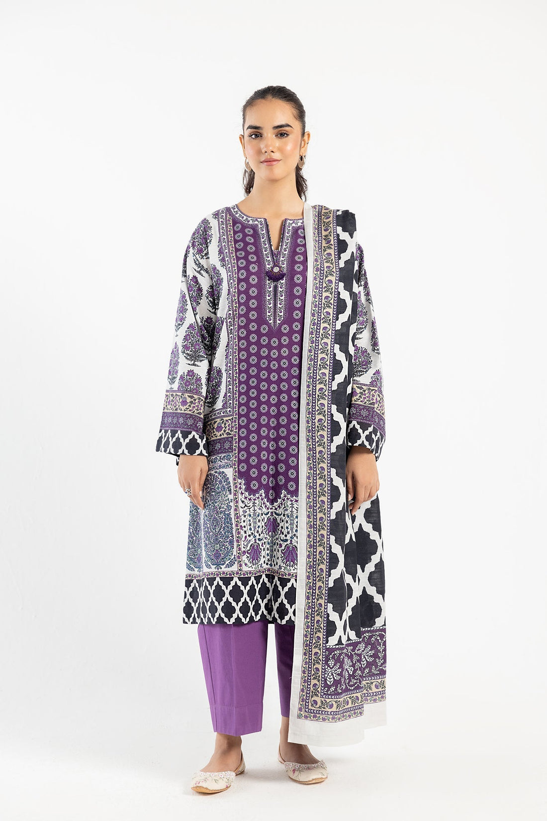Ethnic | Winter Collection | E0460 by Ethnic - Designer Dress - Type: Ladies Clothes - Available at Libayah - 100% Original