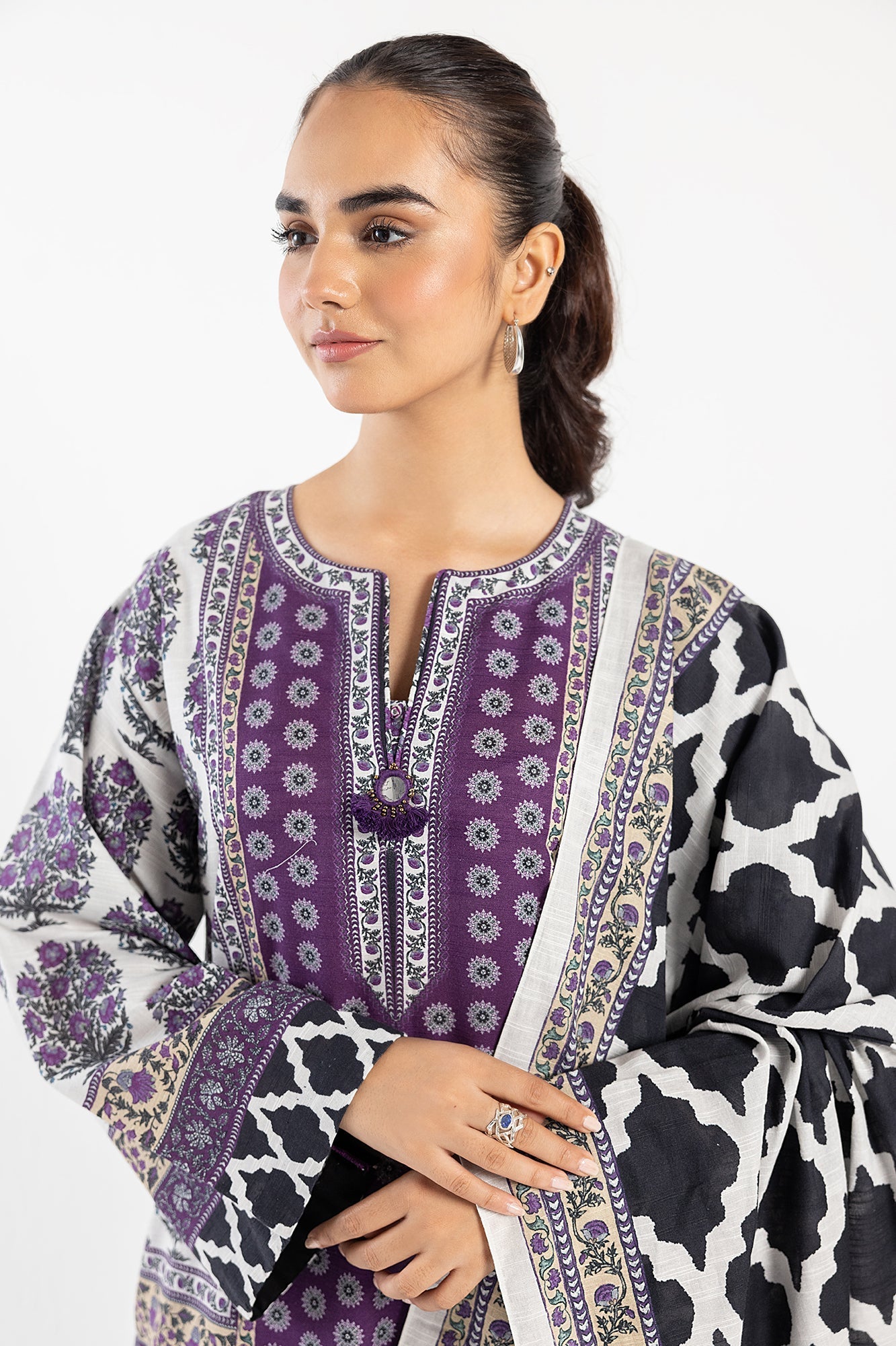 Ethnic | Winter Collection | E0460 by Ethnic - Designer Dress - Type: Ladies Clothes - Available at Libayah - 100% Original