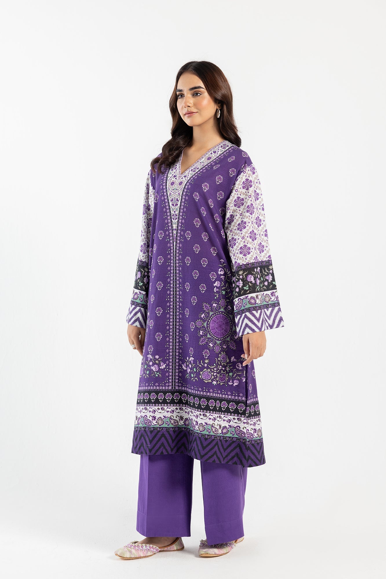 Ethnic | Winter Collection | E0462 by Ethnic - Designer Dress - Type: Ladies Clothes - Available at Libayah - 100% Original