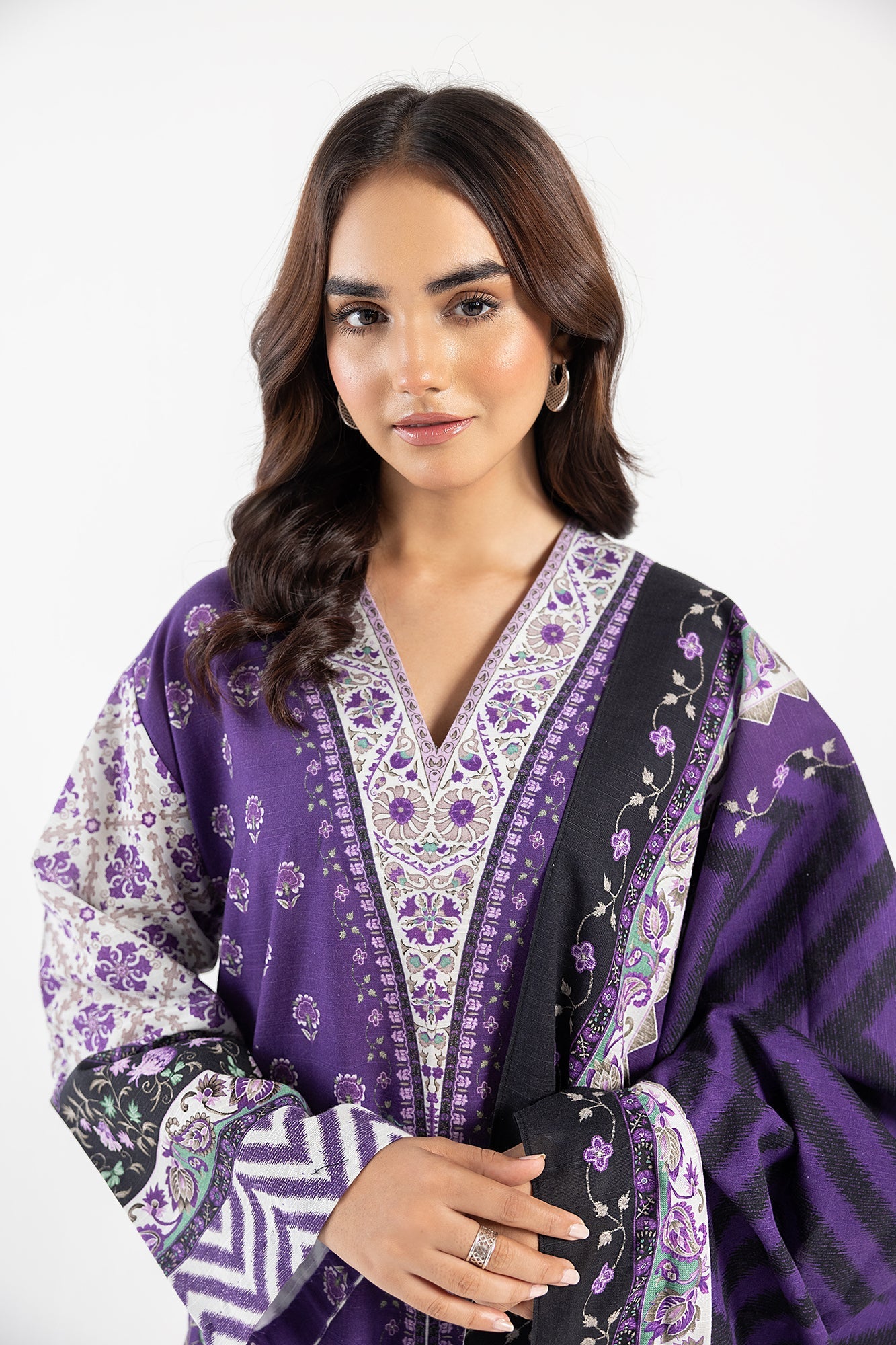 Ethnic | Winter Collection | E0462 by Ethnic - Designer Dress - Type: Ladies Clothes - Available at Libayah - 100% Original