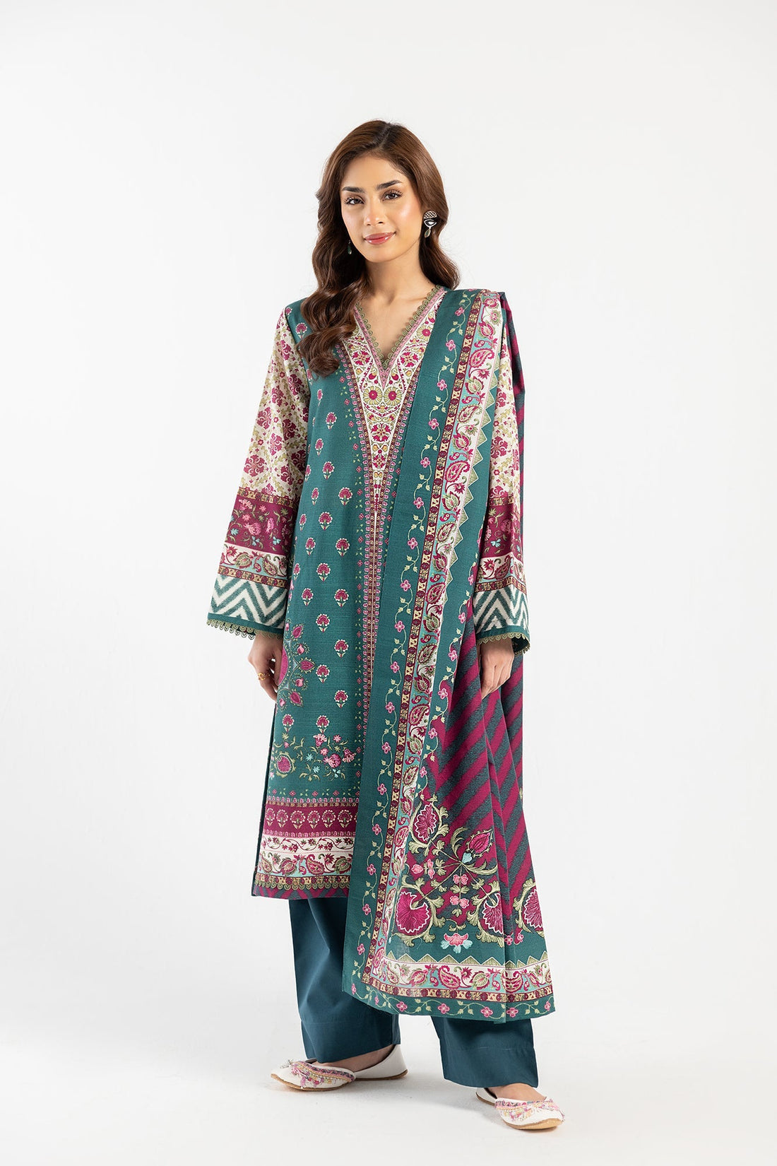 Ethnic | Winter Collection | E0462 by Ethnic - Designer Dress - Type: Ladies Clothes - Available at Libayah - 100% Original