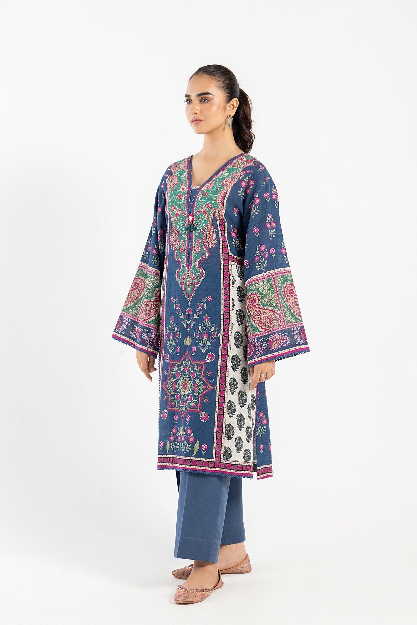 Ethnic | Winter Collection | E0463 by Ethnic - Designer Dress - Type: Ladies Clothes - Available at Libayah - 100% Original