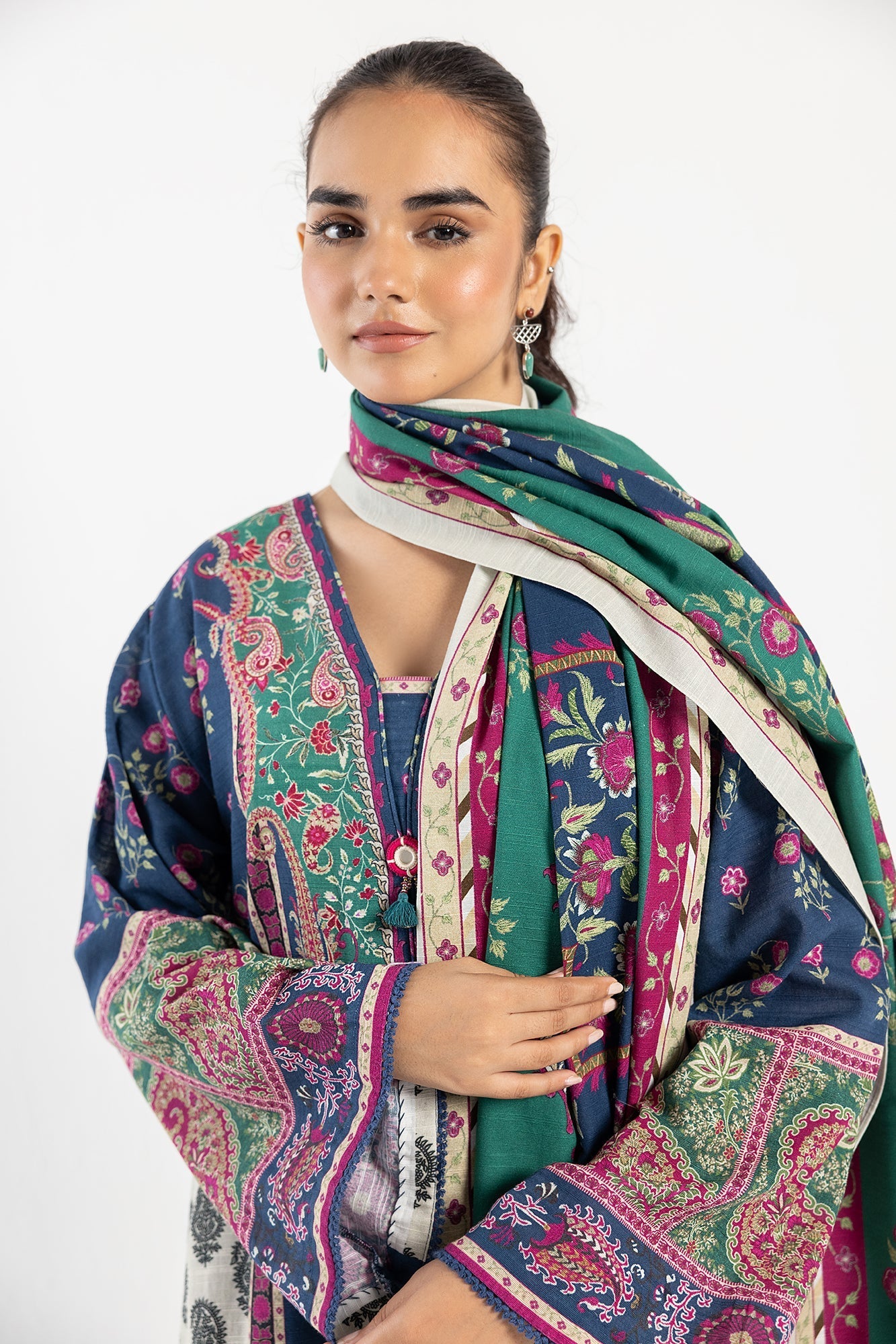 Ethnic | Winter Collection | E0463 by Ethnic - Designer Dress - Type: Ladies Clothes - Available at Libayah - 100% Original