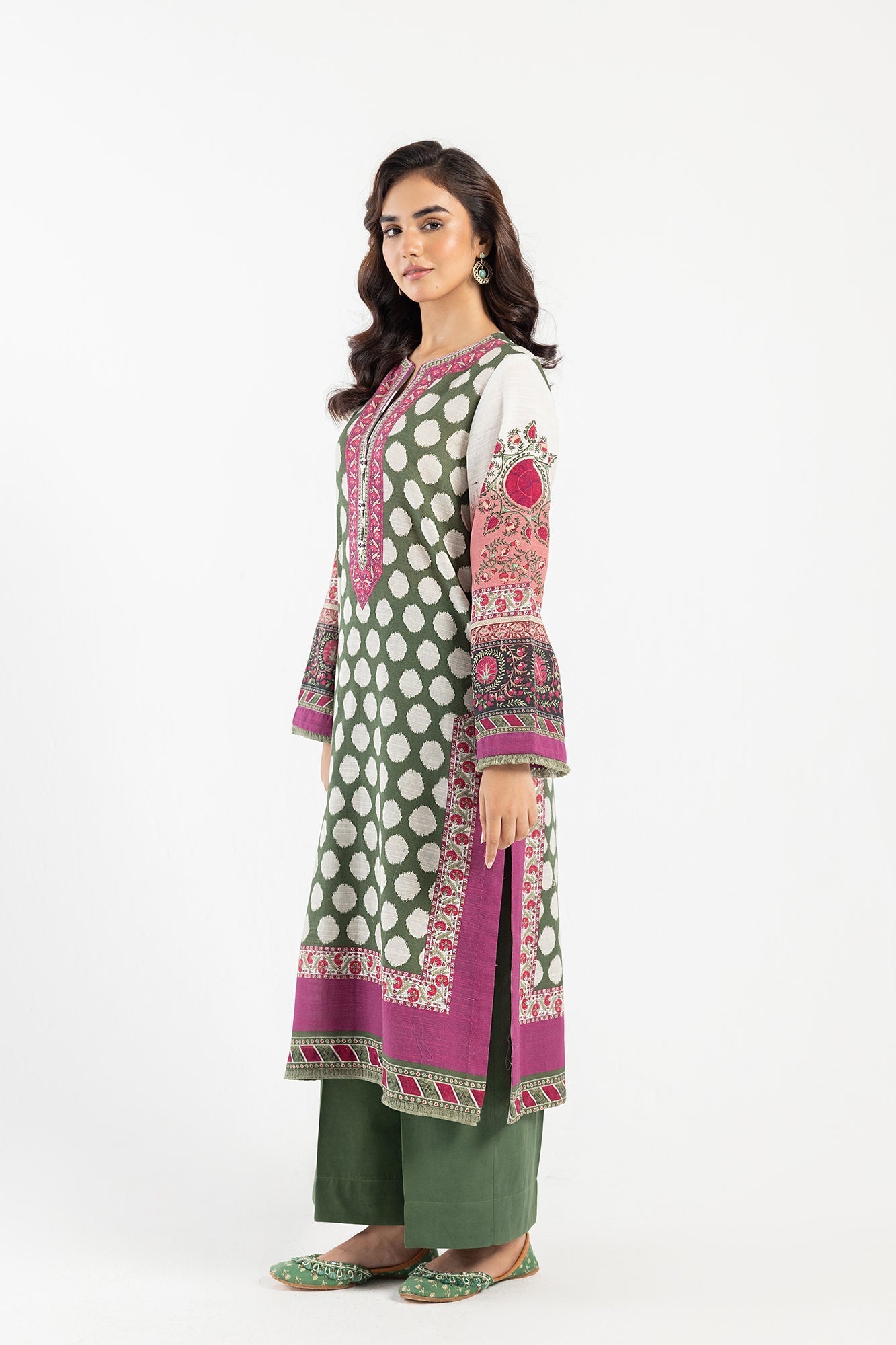 Ethnic | Winter Collection | E0464 by Ethnic - Designer Dress - Type: Ladies Clothes - Available at Libayah - 100% Original