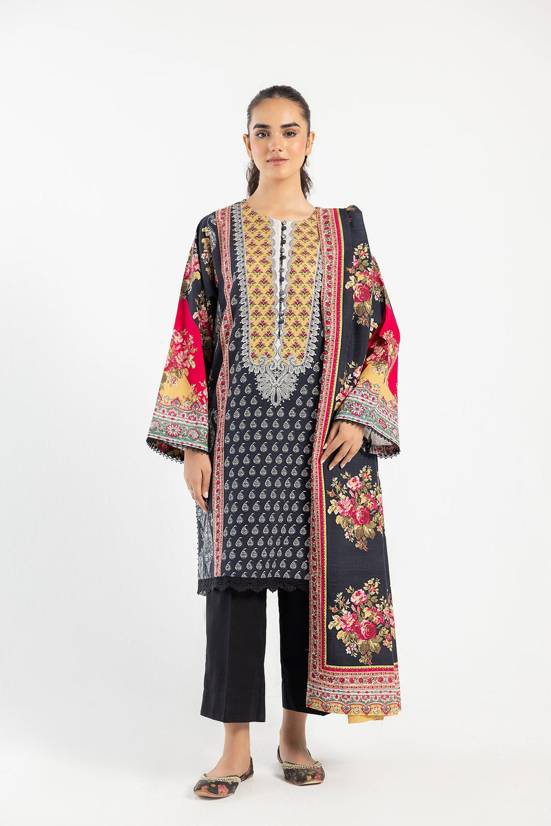 Ethnic | Winter Collection | E0468 by Ethnic - Designer Dress - Type: Ladies Clothes - Available at Libayah - 100% Original