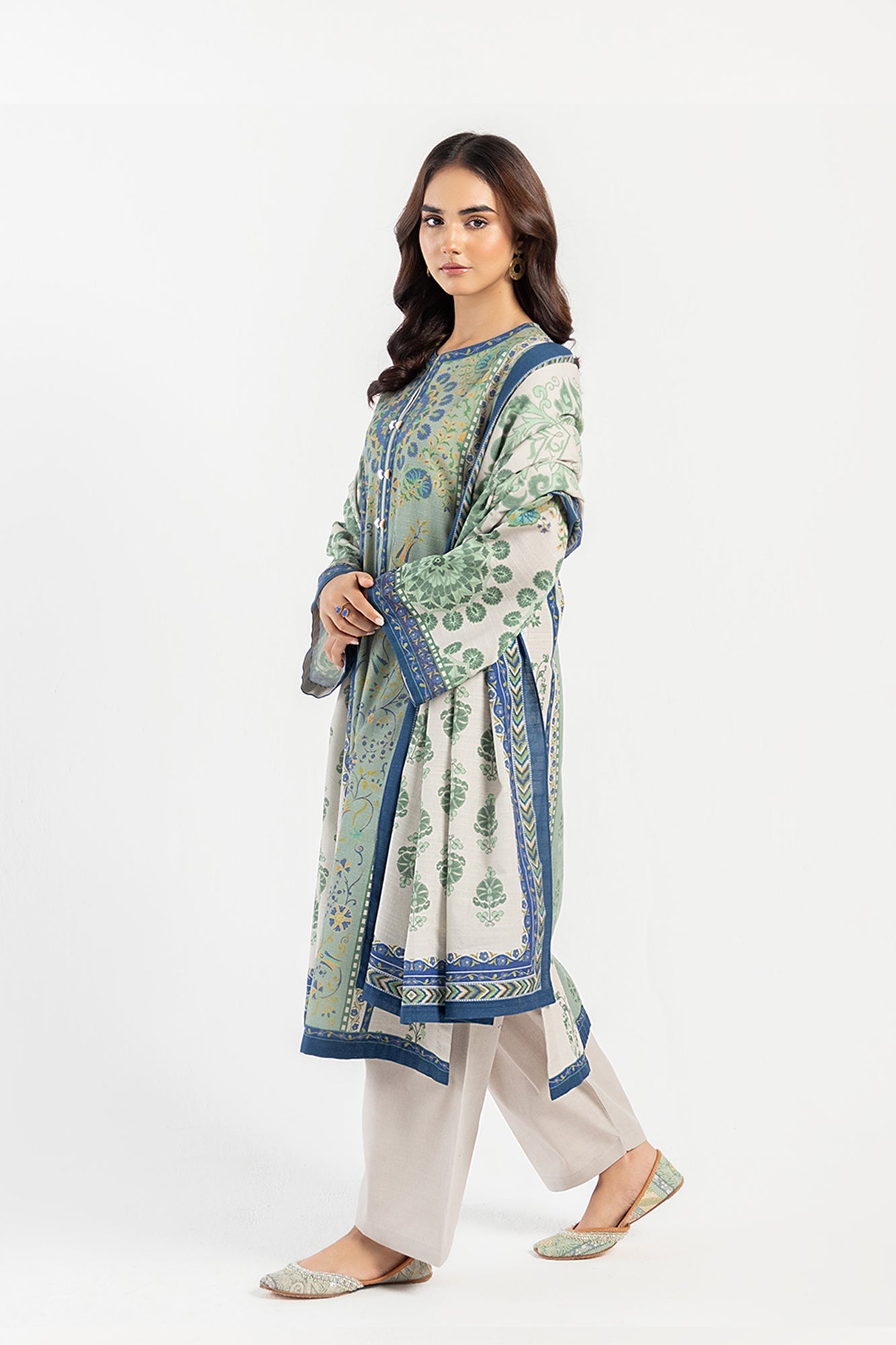Ethnic | Winter Collection | EW0470 by Ethnic - Designer Dress - Type: Ladies Clothes - Available at Libayah - 100% Original