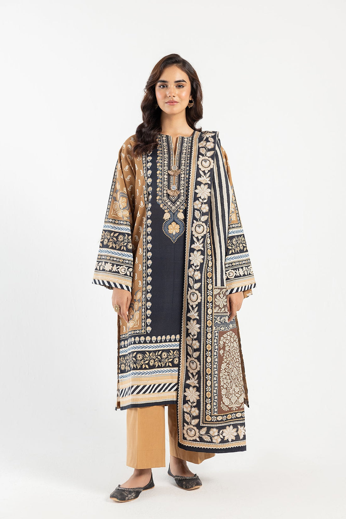 Ethnic | Winter Collection | E0471 by Ethnic - Designer Dress - Type: Ladies Clothes - Available at Libayah - 100% Original