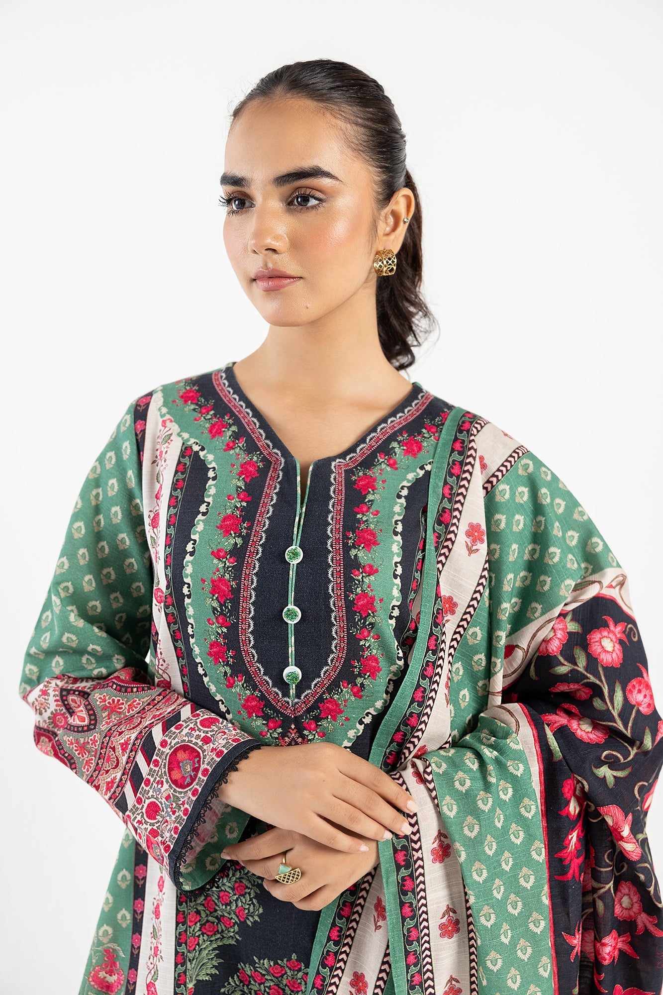 Ethnic | Winter Collection | E0472 by Ethnic - Designer Dress - Type: Ladies Clothes - Available at Libayah - 100% Original