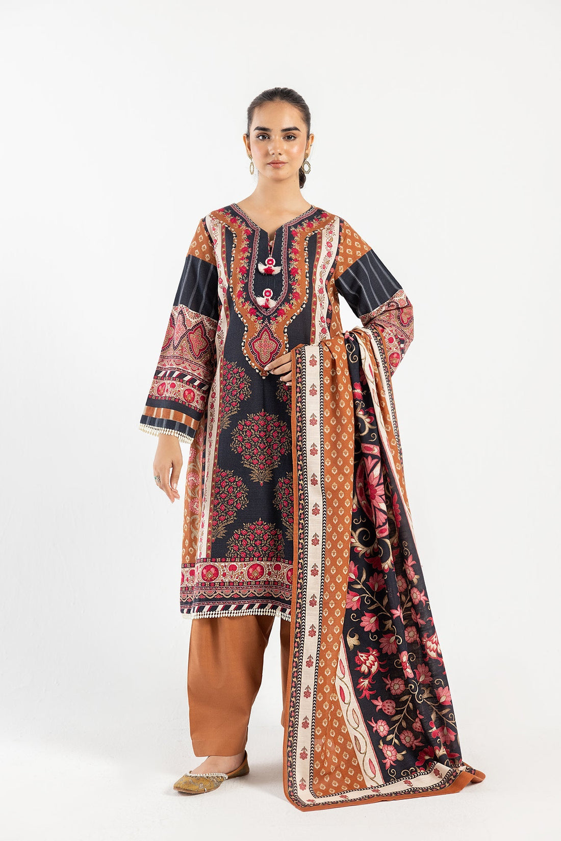 Ethnic | Winter Collection | EW0472 by Ethnic - Designer Dress - Type: Ladies Clothes - Available at Libayah - 100% Original
