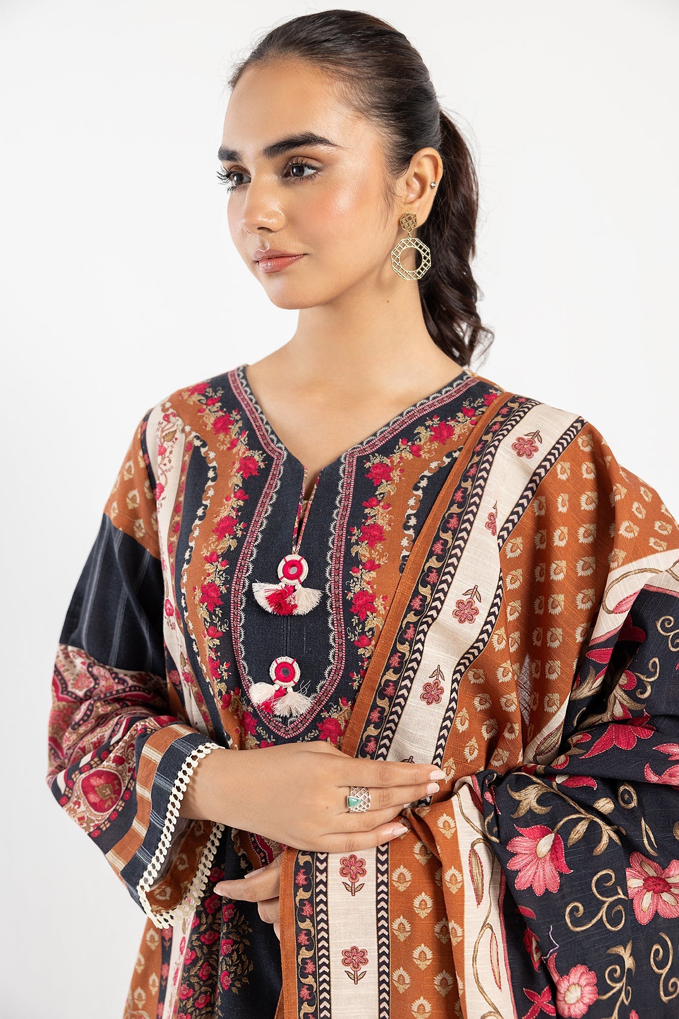 Ethnic | Winter Collection | EW0472 by Ethnic - Designer Dress - Type: Ladies Clothes - Available at Libayah - 100% Original