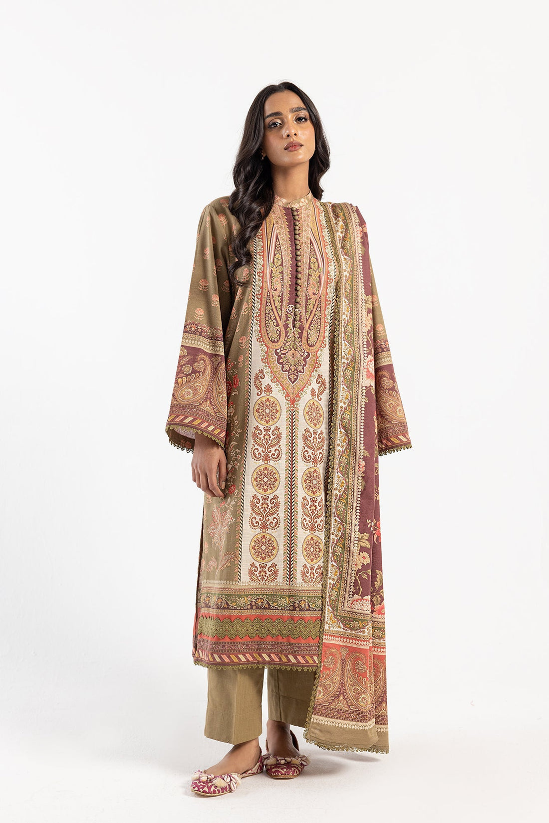 Ethnic | Winter Collection | E0476 by Ethnic - Designer Dress - Type: Ladies Clothes - Available at Libayah - 100% Original