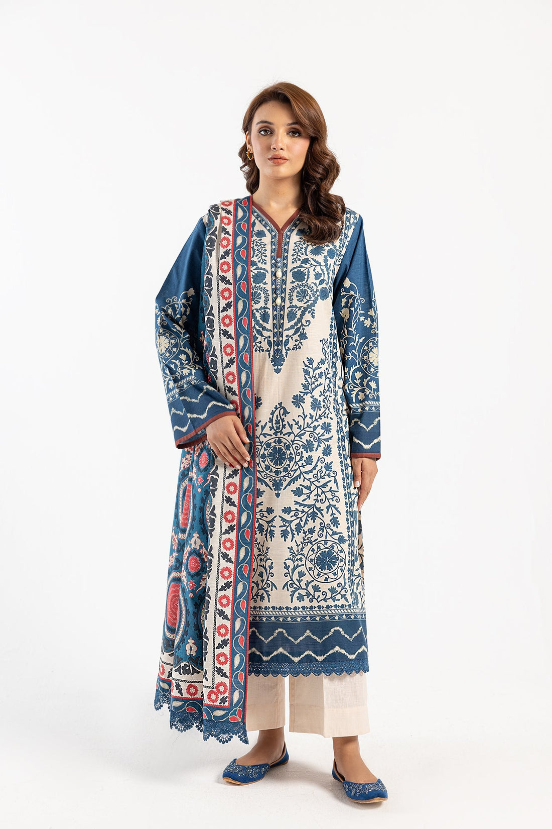 Ethnic | Winter Collection | E0478 by Ethnic - Designer Dress - Type: Ladies Clothes - Available at Libayah - 100% Original