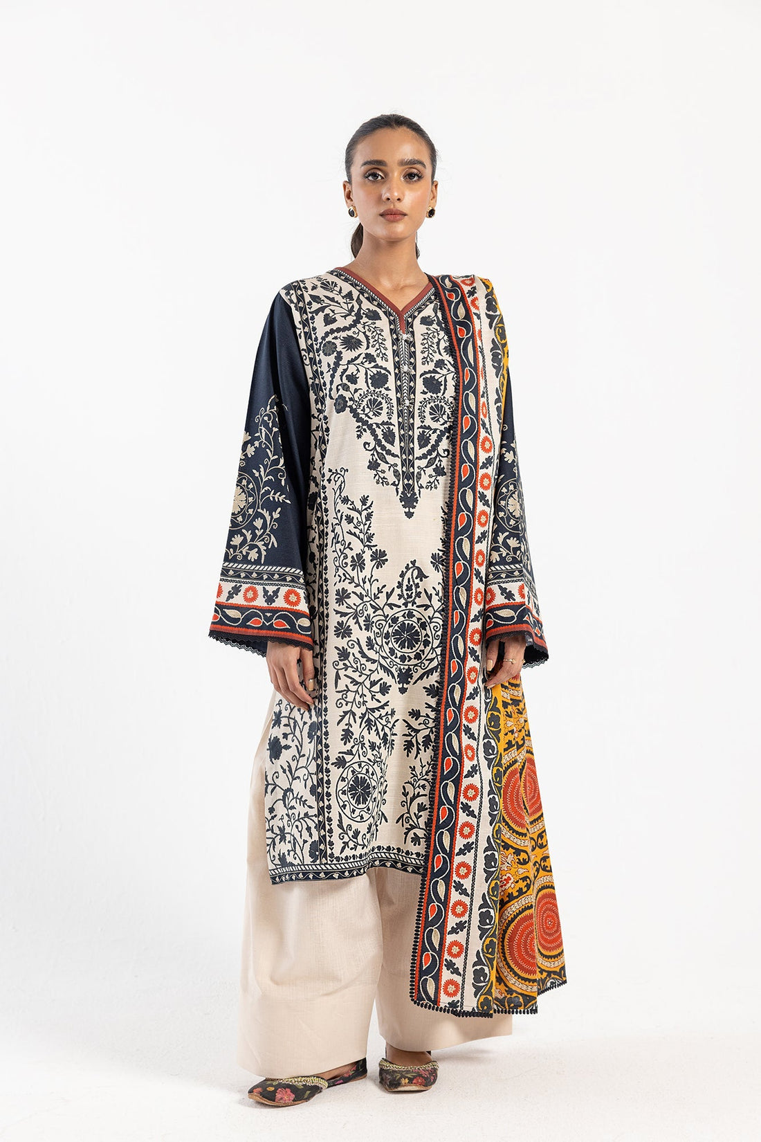 Ethnic | Winter Collection | EW0478 by Ethnic - Designer Dress - Type: Ladies Clothes - Available at Libayah - 100% Original
