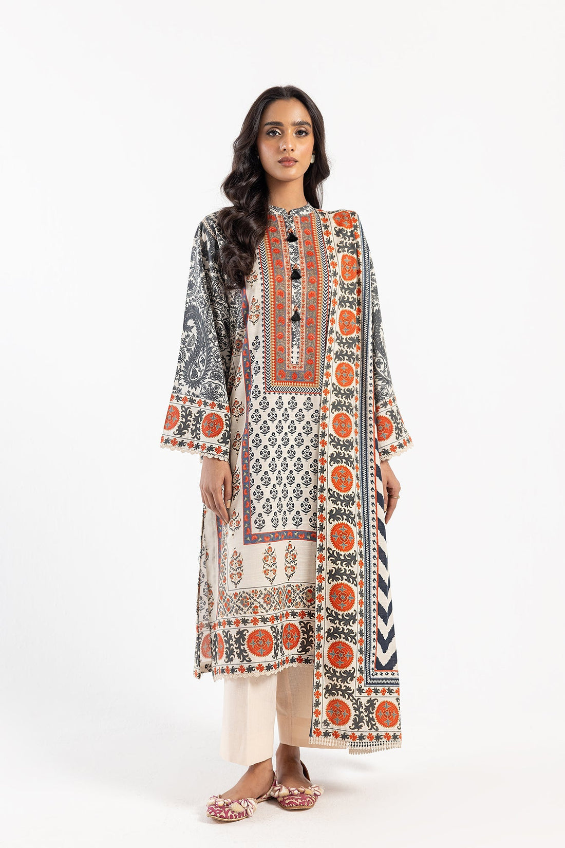 Ethnic | Winter Collection | E0482 by Ethnic - Designer Dress - Type: Ladies Clothes - Available at Libayah - 100% Original