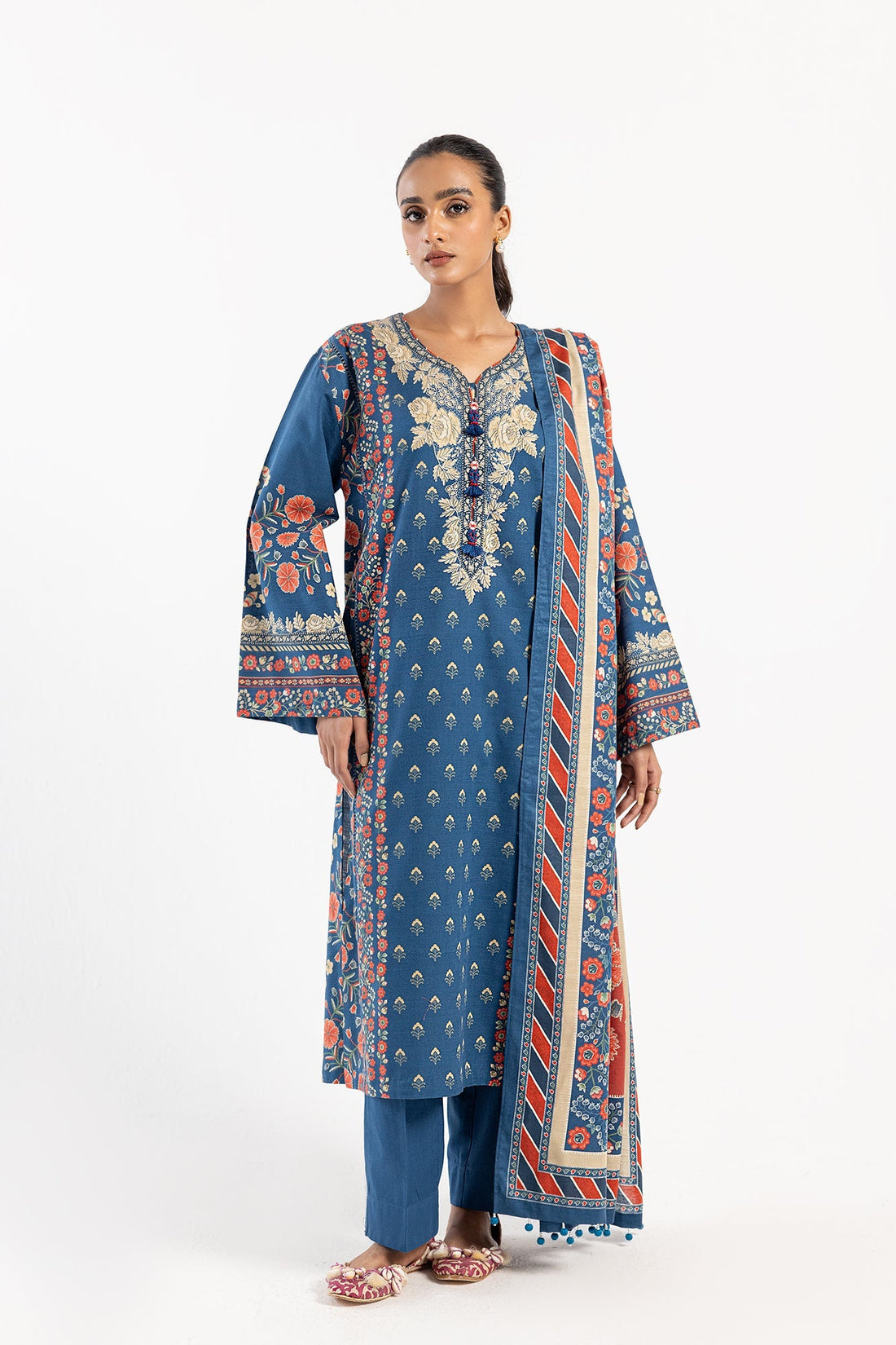 Ethnic | Winter Collection | E0483 by Ethnic - Designer Dress - Type: Ladies Clothes - Available at Libayah - 100% Original