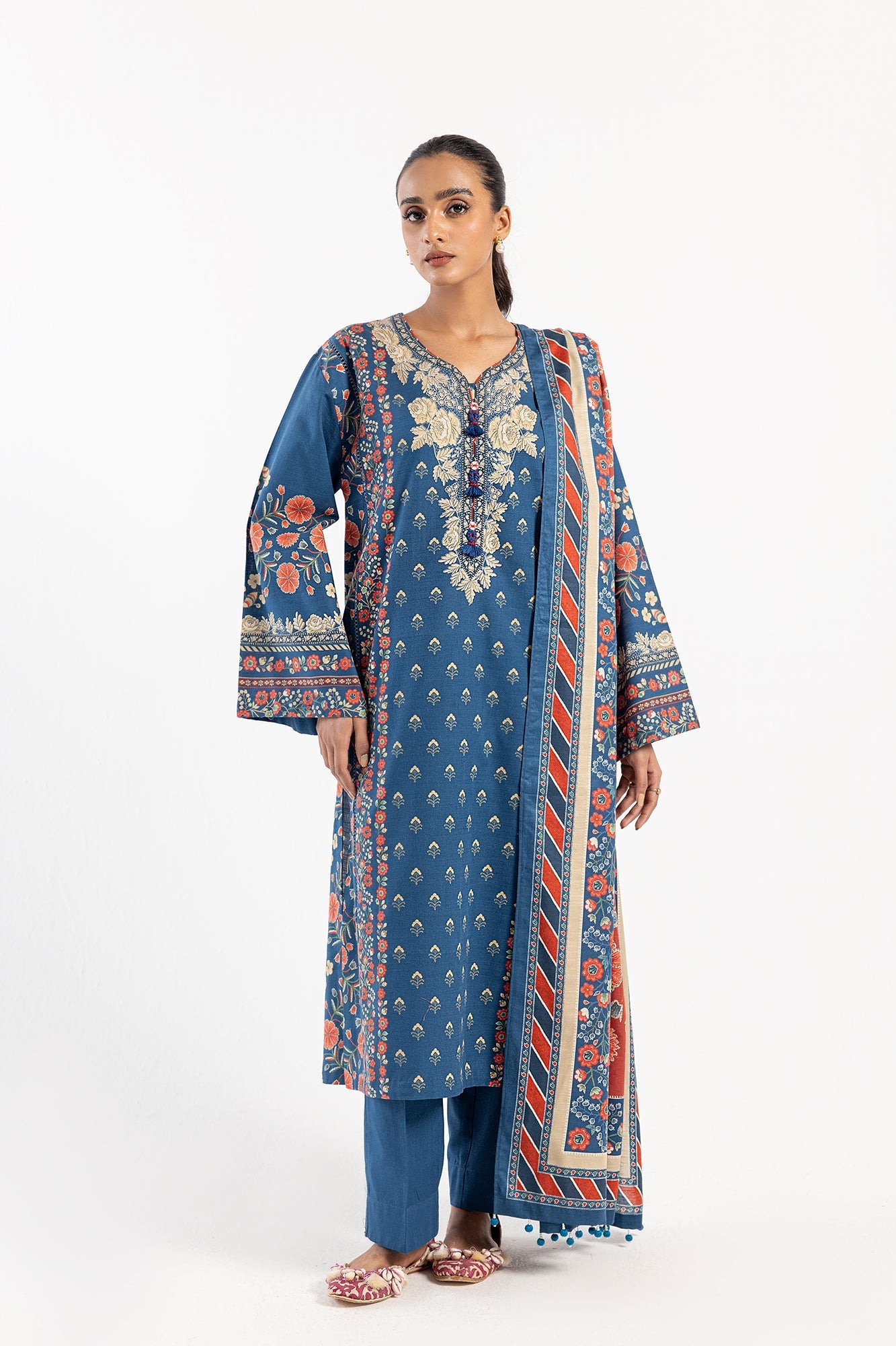 Ethnic | Winter Collection | E0483 by Ethnic - Designer Dress - Type: Ladies Clothes - Available at Libayah - 100% Original