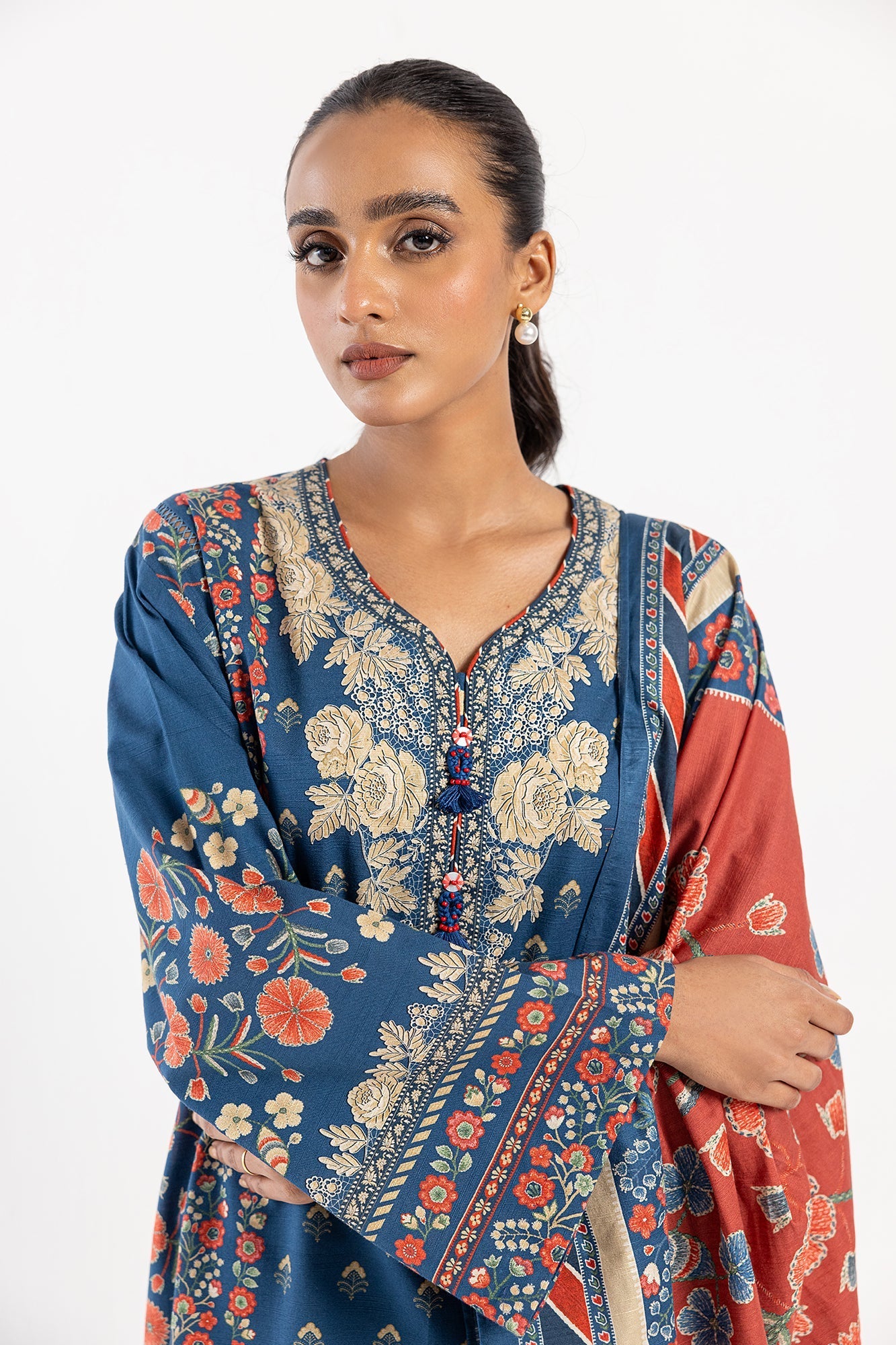 Ethnic | Winter Collection | E0483 by Ethnic - Designer Dress - Type: Ladies Clothes - Available at Libayah - 100% Original